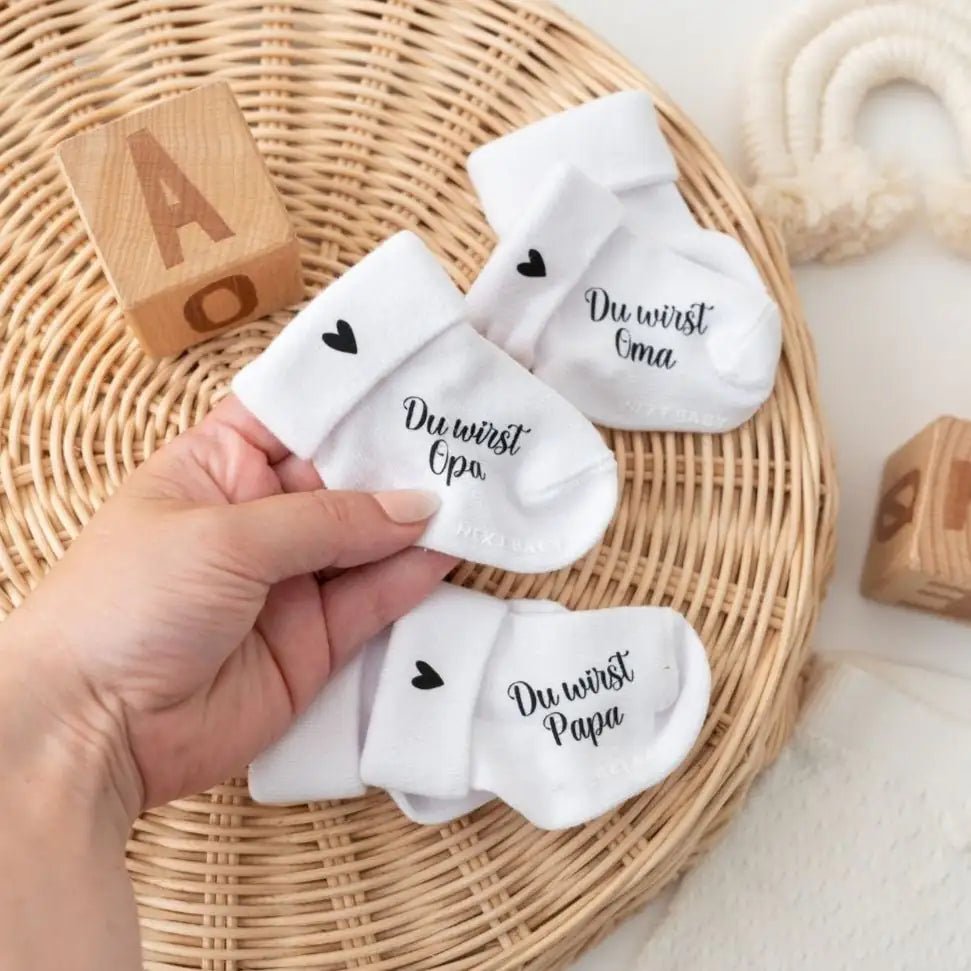 Babysocke Schwangerschaft verkünden - wunderwunsch