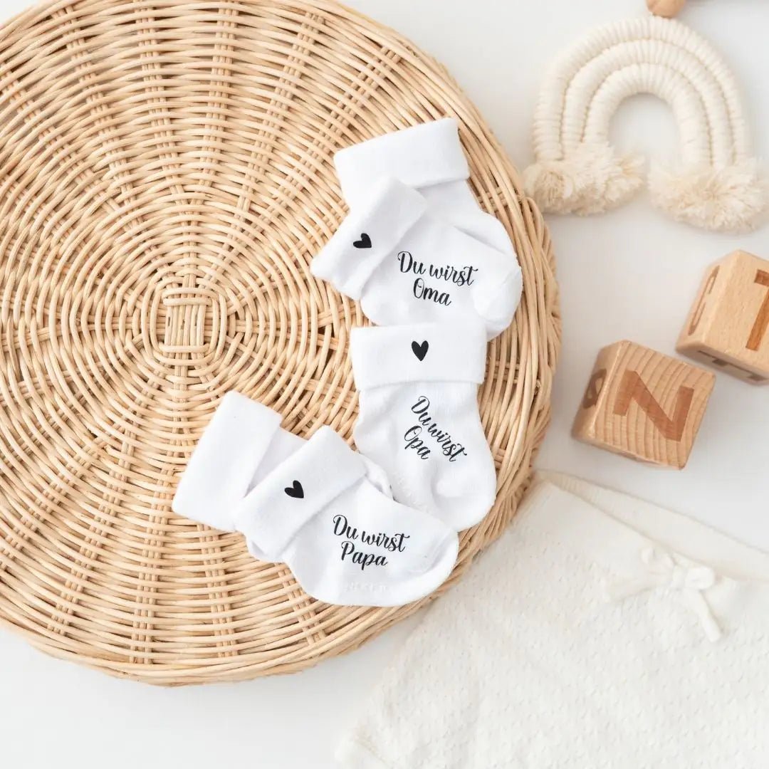 Babysocke Schwangerschaft verkünden - wunderwunsch