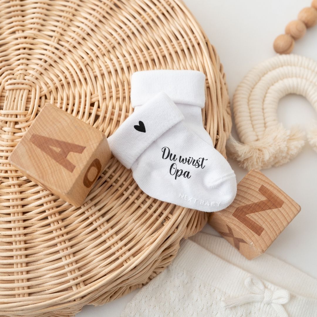 Babysocke Schwangerschaft verkünden - wunderwunsch