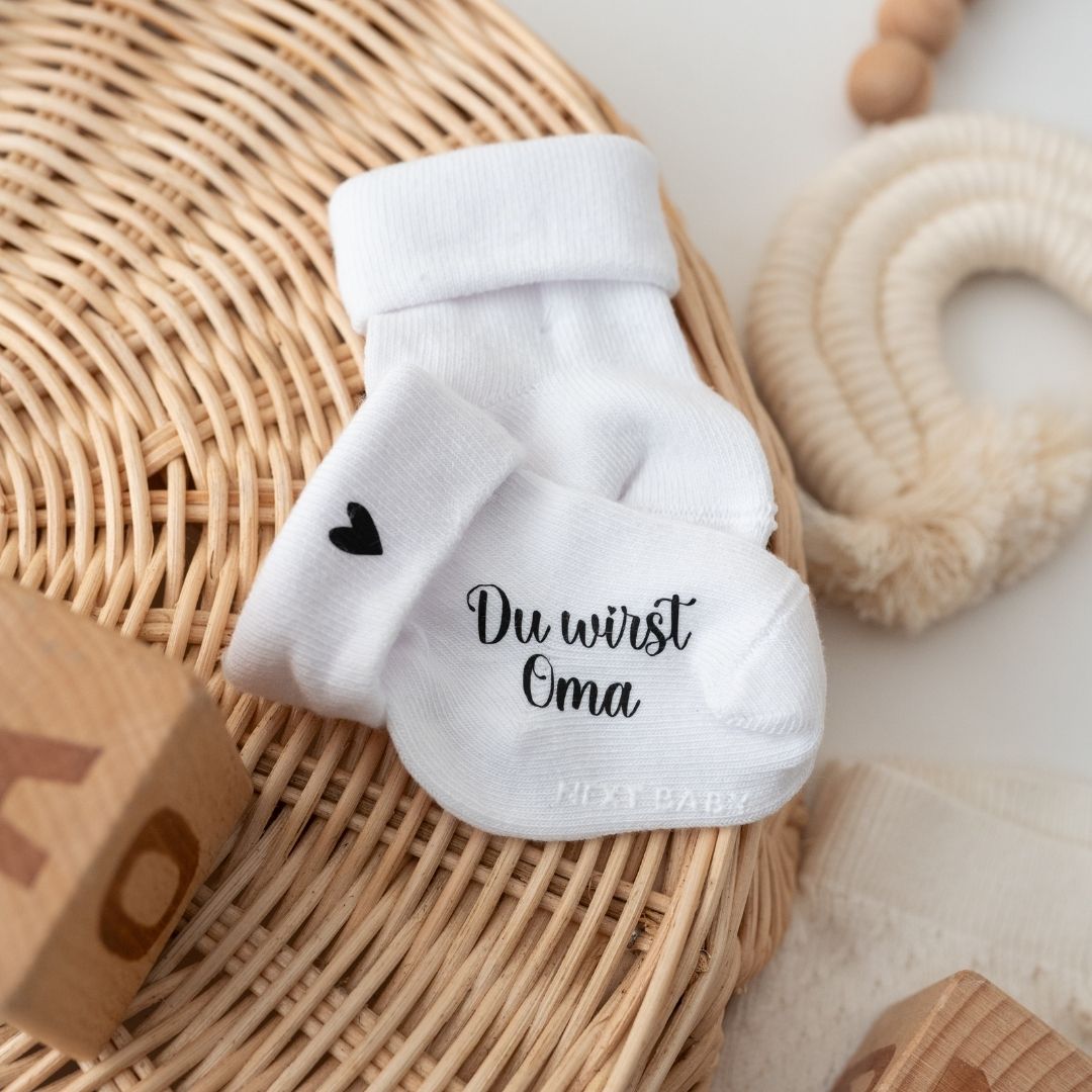 Babysocke Schwangerschaft verkünden - wunderwunsch