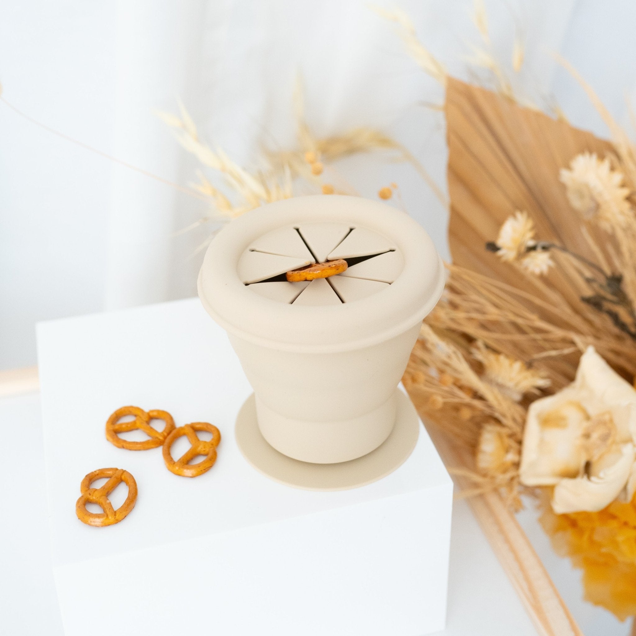 BAMBINO faltbarer Snackbecher personalisiert - wunderwunsch