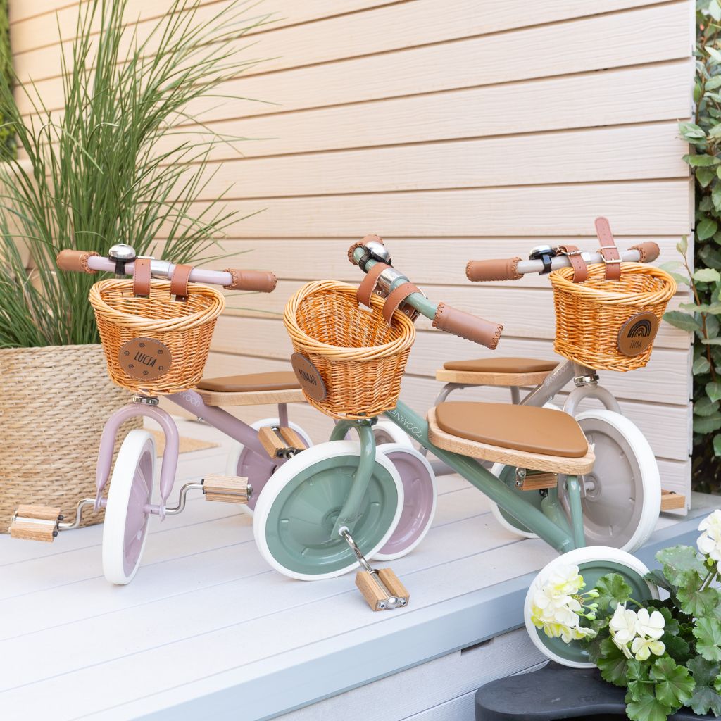 BANWOOD Dreirad mit Patch personalisierbar - wunderwunsch