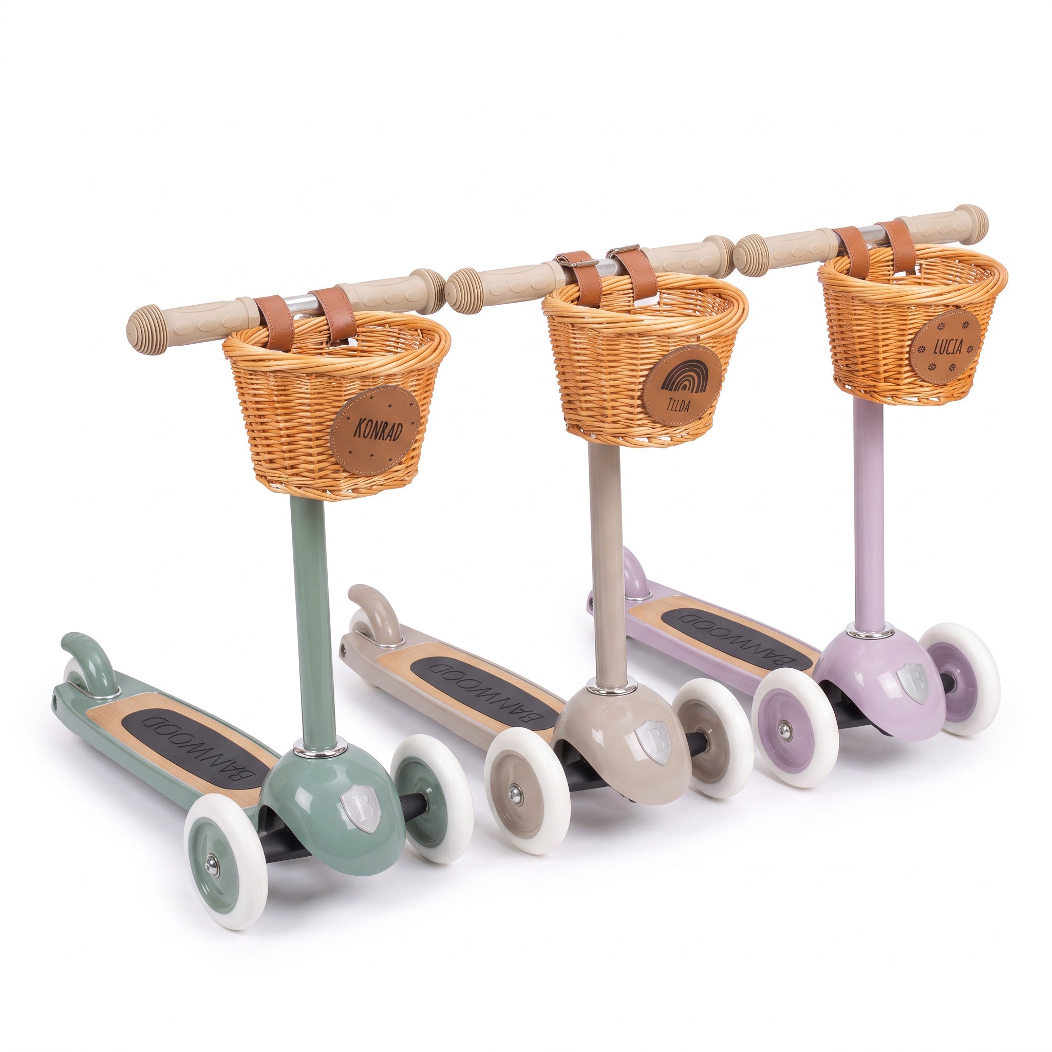 BANWOOD Roller mit personalisierbaren Patch - wunderwunsch