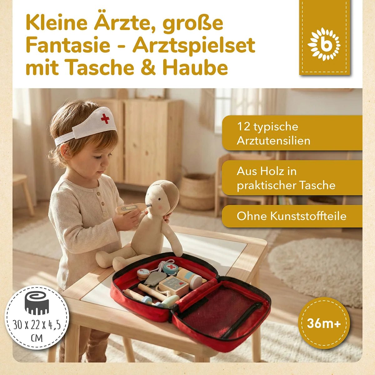 BIECO Doktor-Spielset personalisiert - wunderwunsch
