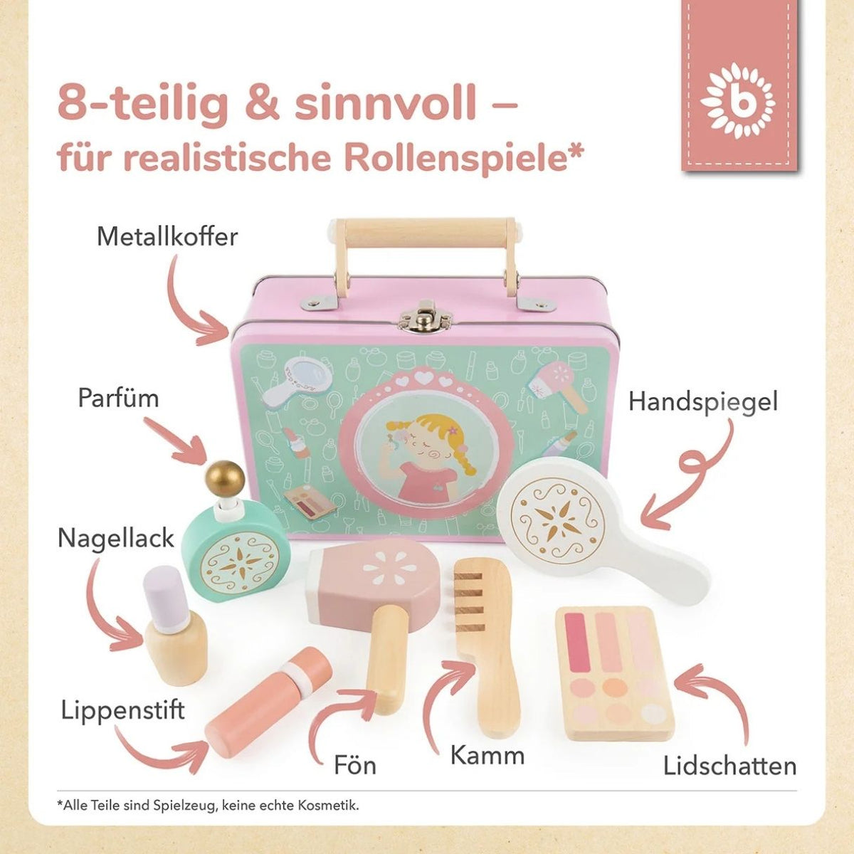 BIECO Kinder Schminkkoffer personalisiert - wunderwunsch