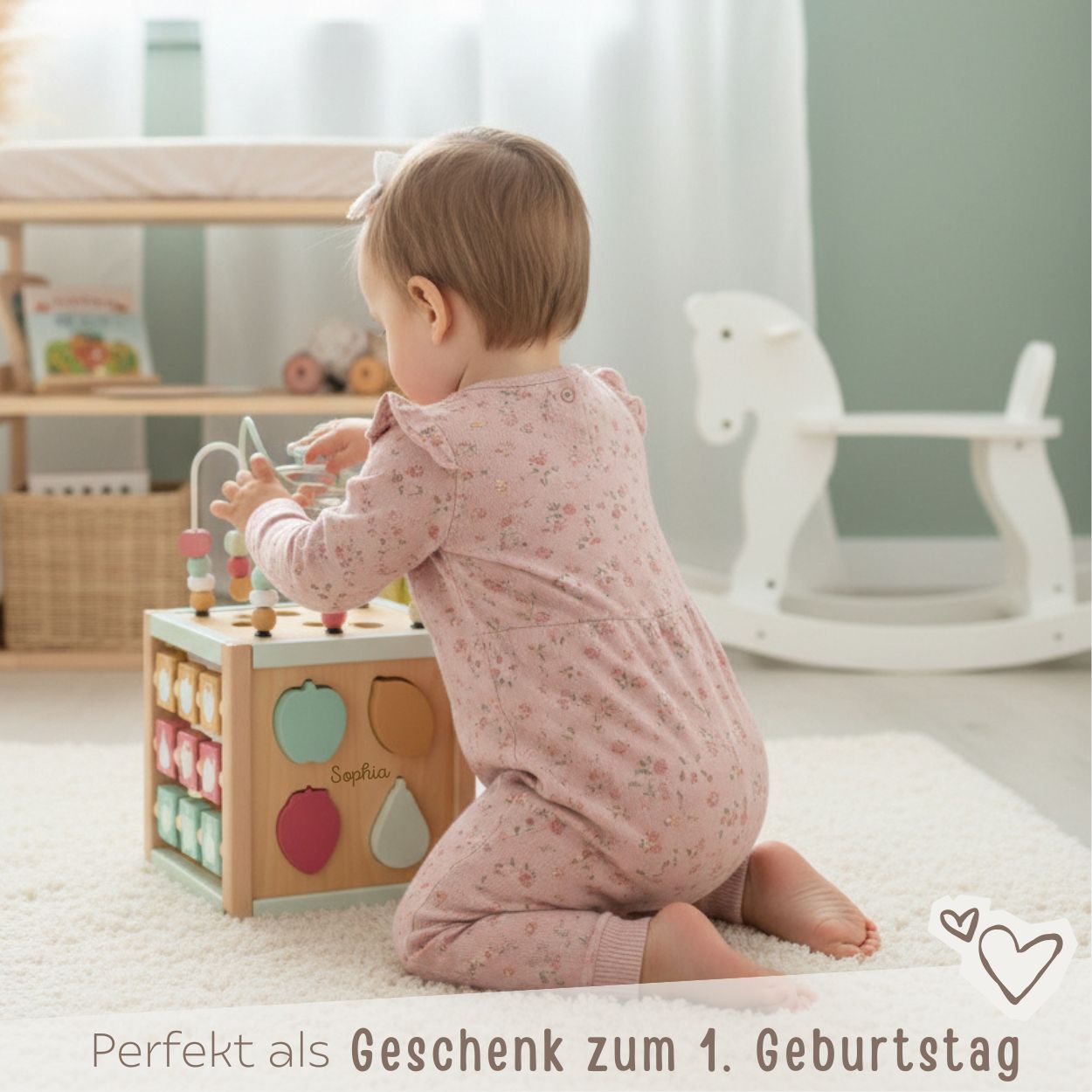 BIECO Motorikwürfel Früchte personalisierbar - wunderwunsch