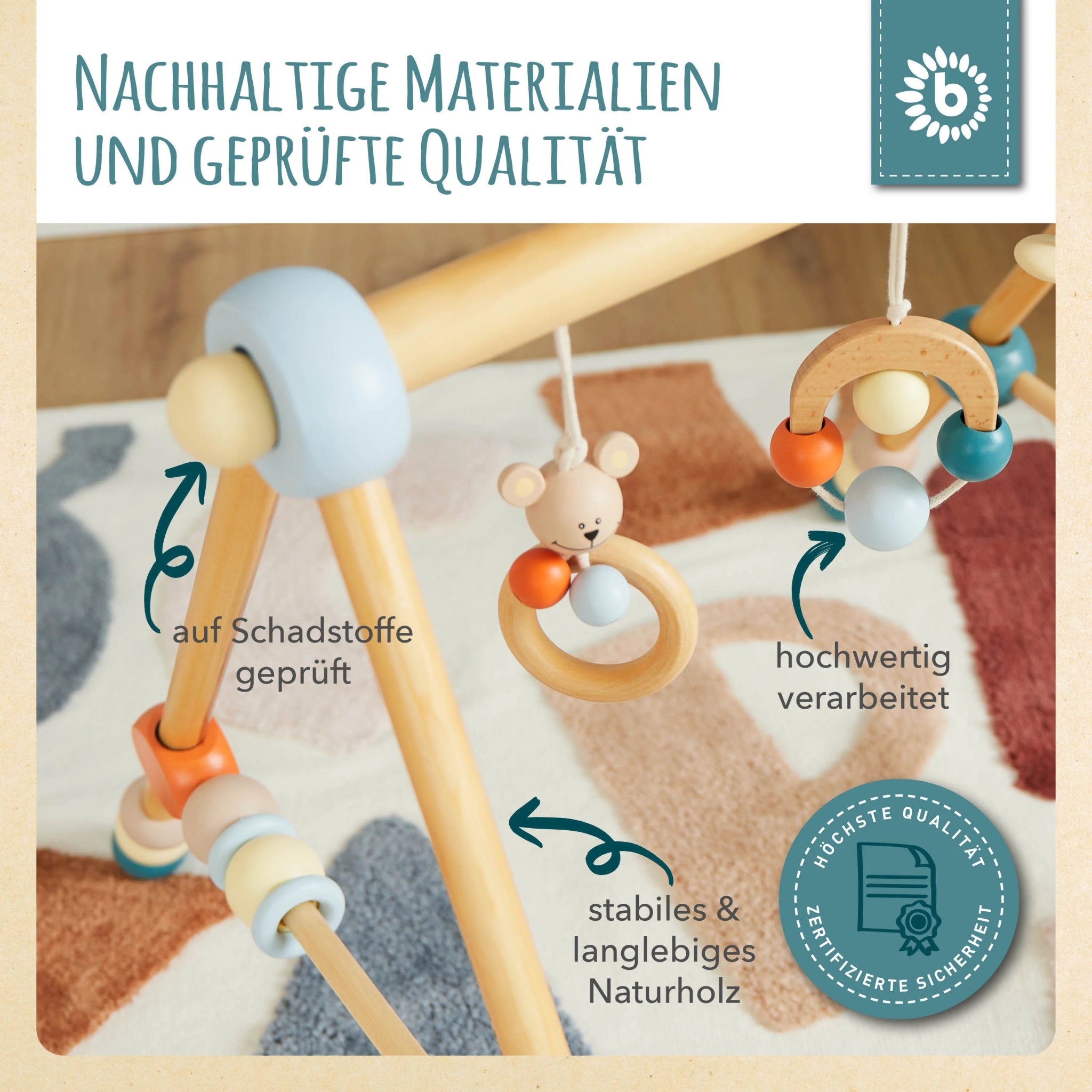 BIECO Spielbogen Bär - wunderwunsch