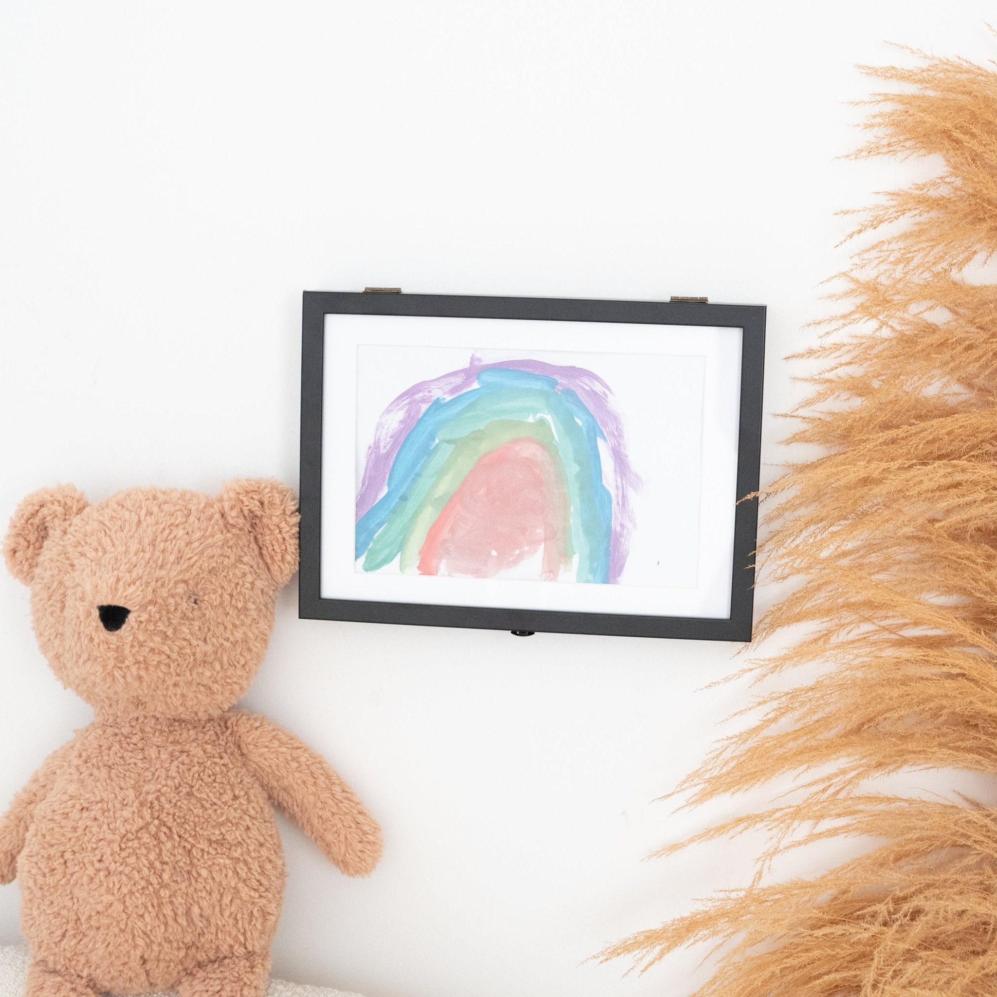 Bilderrahmen und Aufbewahrung für Kinderkunstwerke - wunderwunsch