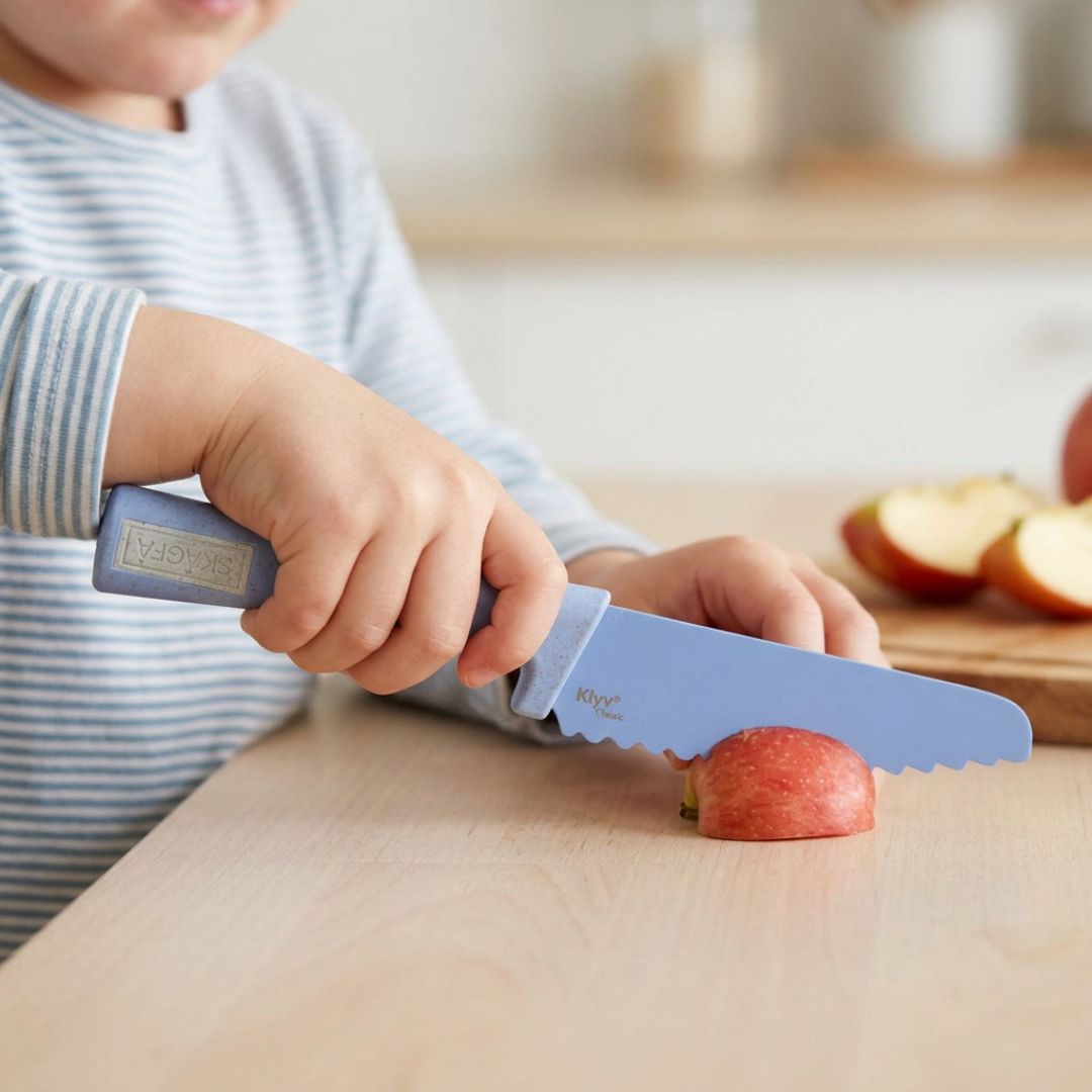 SKÅGFÄ buntes Schneidemesser Kindermesser personalisierbar