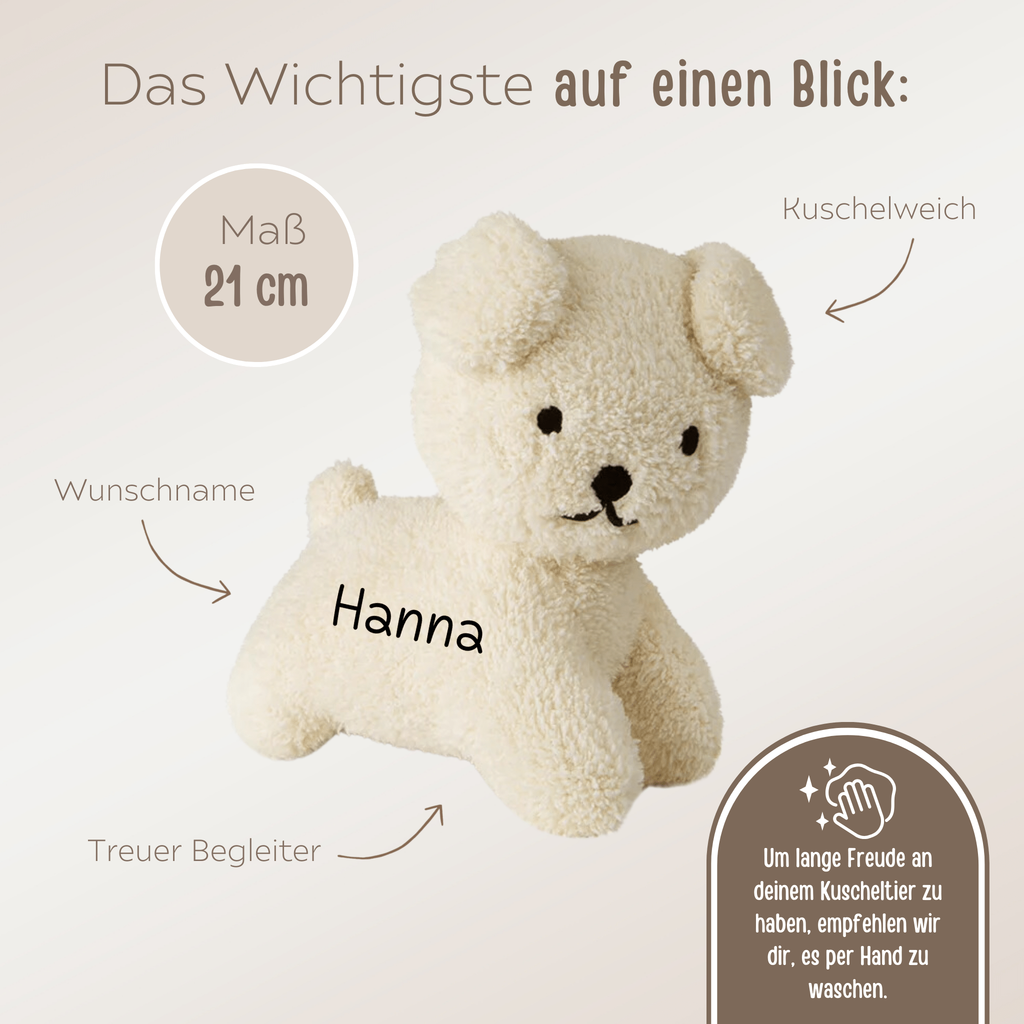 BON TON TOYS Miffy Kuscheltier - Hund - wunderwunsch
