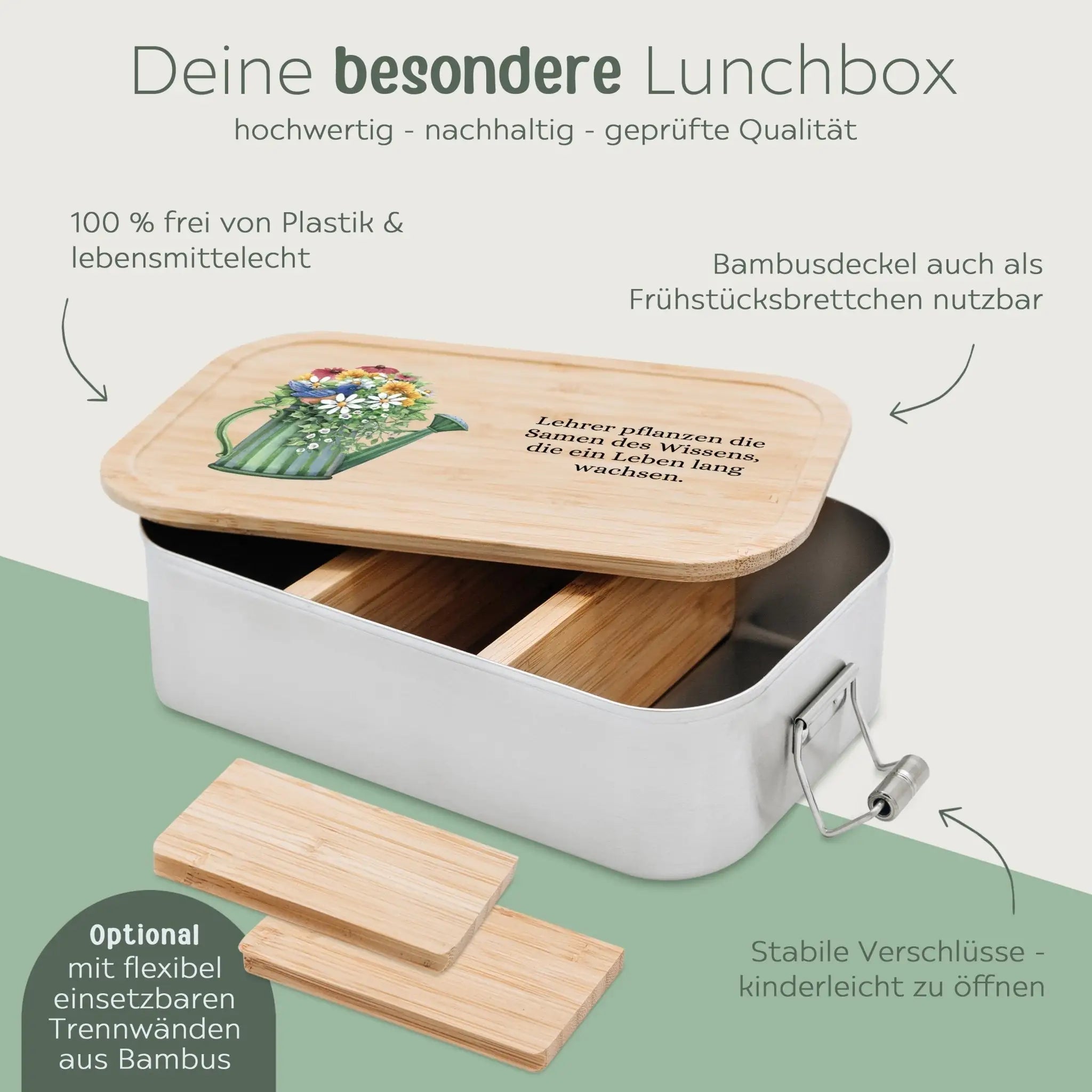 Brotdose Edelstahl personalisiert