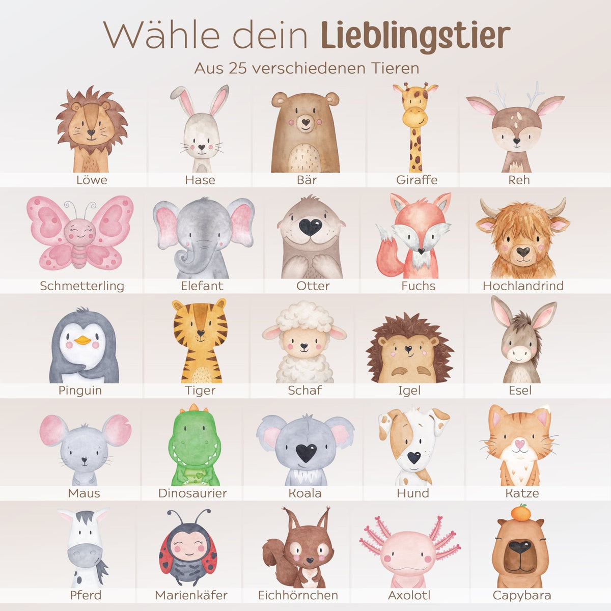Buntes Lätzchen aus Baumwolle "Tier" personalisiert - wunderwunsch