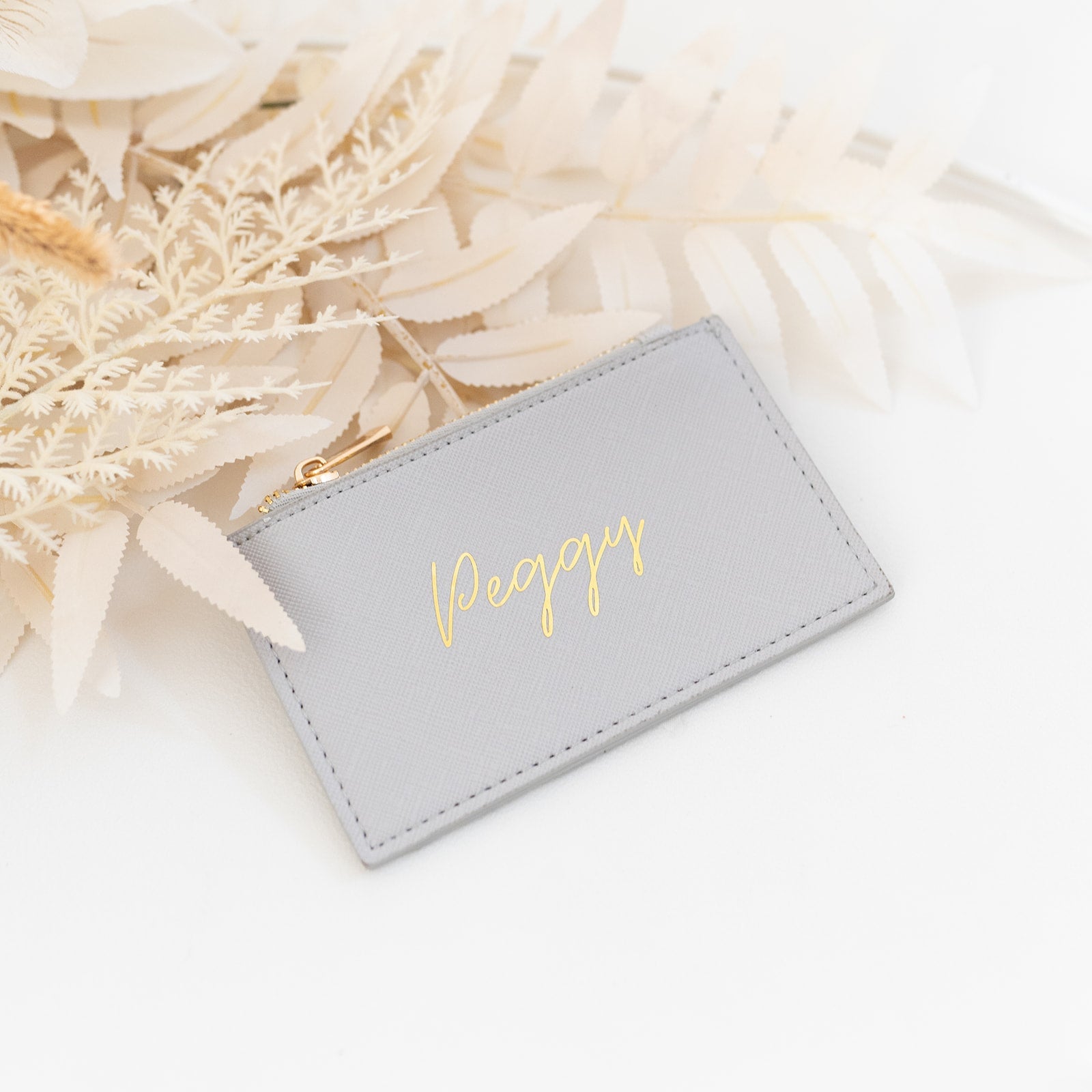 Cardholder - Schwarz, Rosa, Grau - wunderwunsch