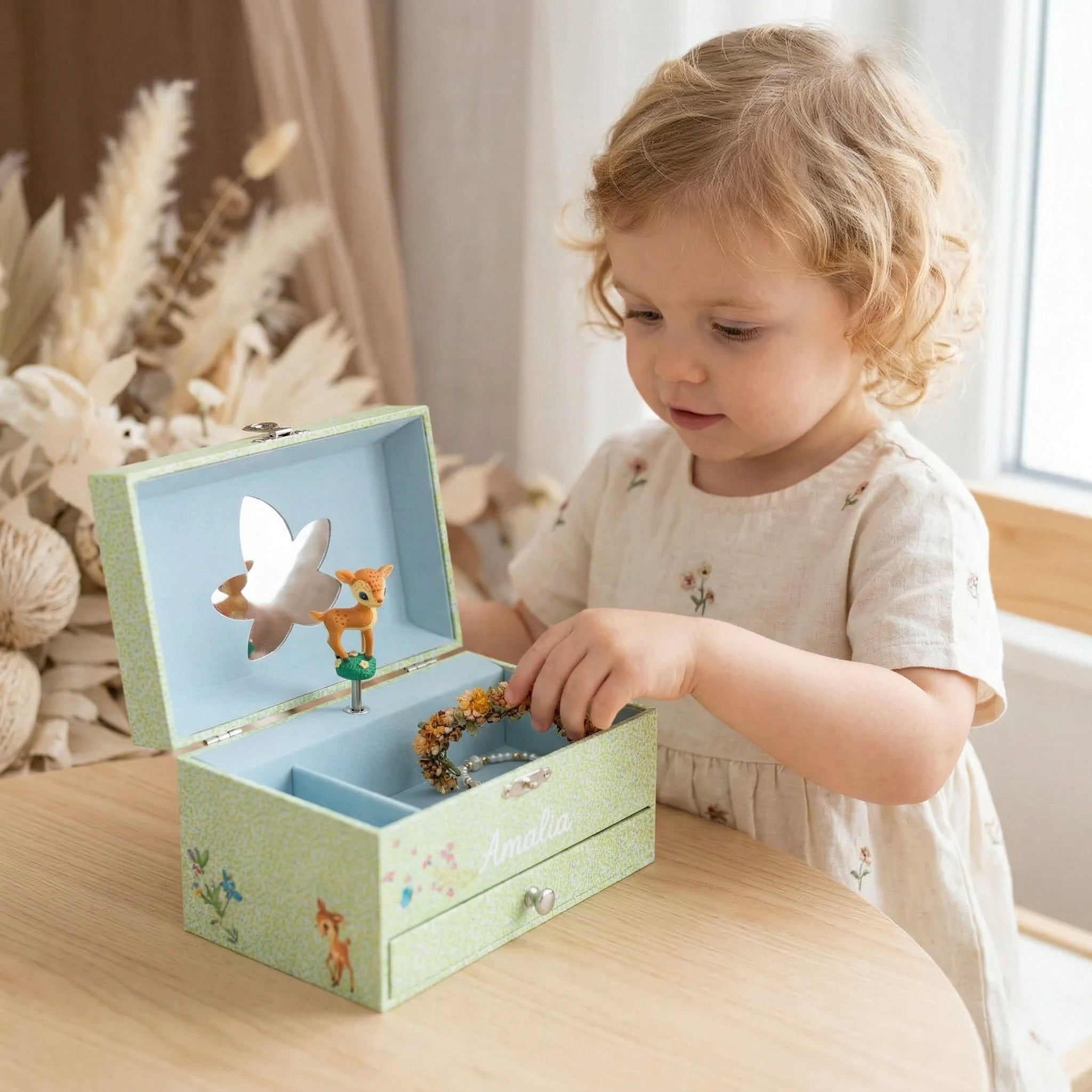 DJECO Schmuckkästen mit Spieluhr personalisierbar - wunderwunsch