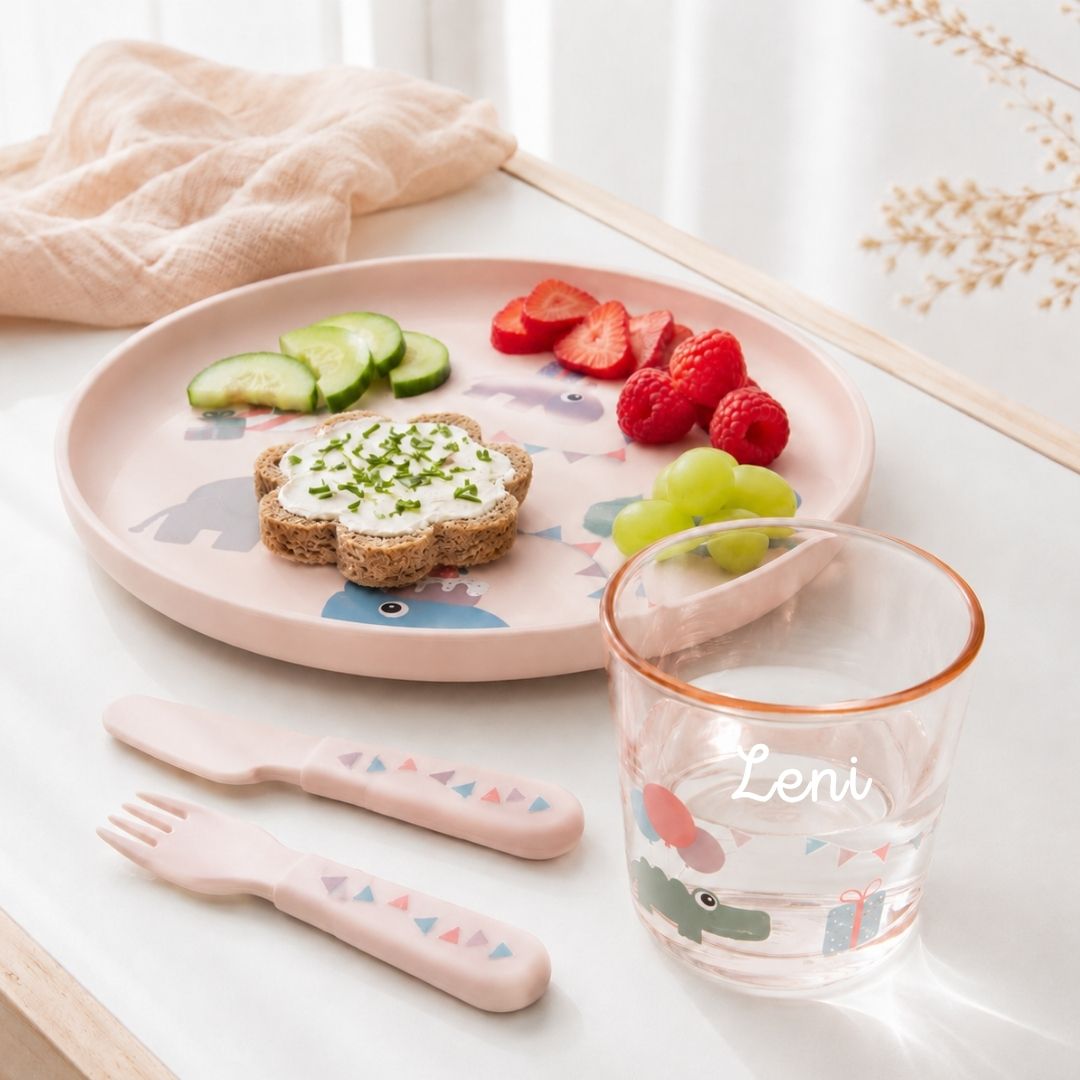 DONEBYDEER Geschirrset personalisiert - Celebration - wunderwunsch