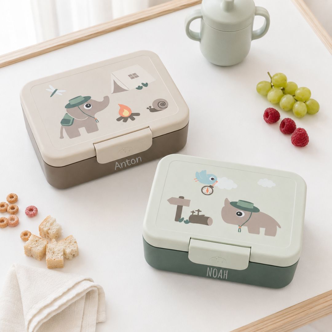DONEBYDEER Kinder Brotdose personalisiert - Tiny Trails - wunderwunsch