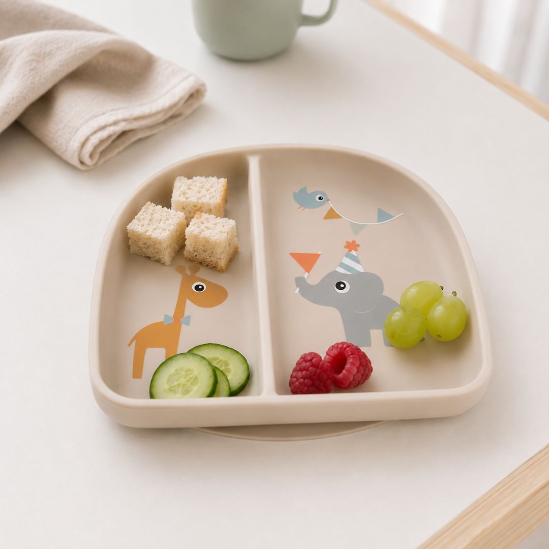 DONEBYDEER Silikon Schale mit Saugnapf - Party Tiere - wunderwunsch