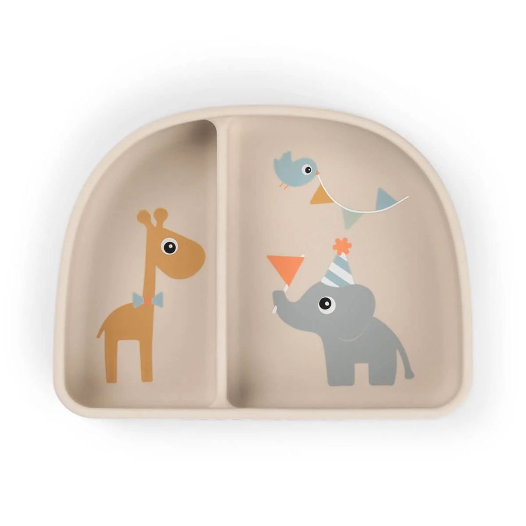 DONEBYDEER Silikon Schale mit Saugnapf - Party Tiere - wunderwunsch