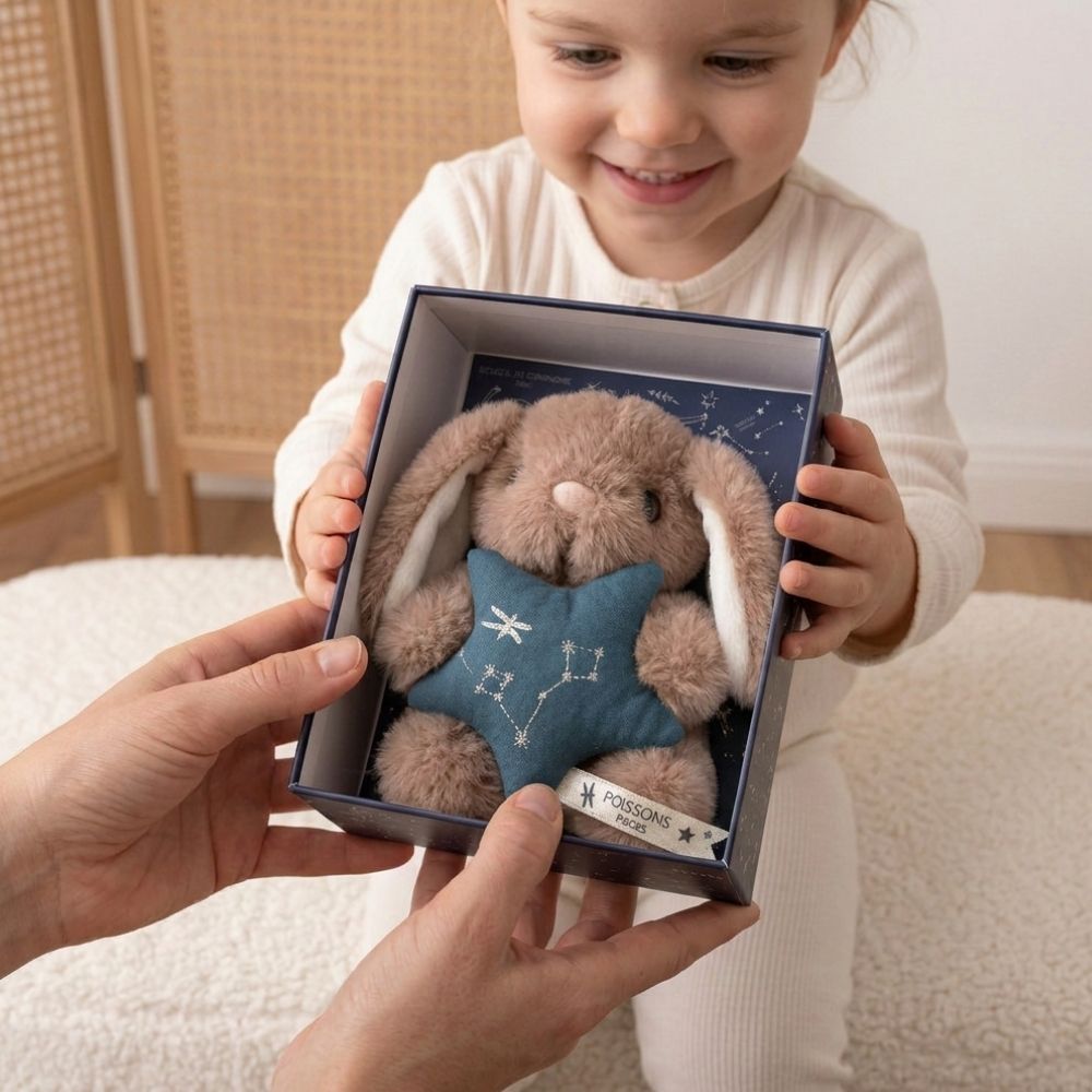 DOUDOU Sternzeichen Hase personalisiert - wunderwunsch