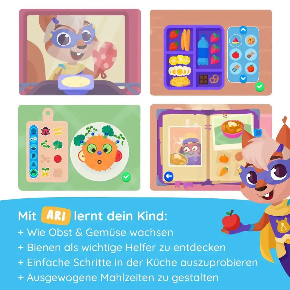 EDURINO Figur Ari - Gesunde Ernährung - wunderwunsch