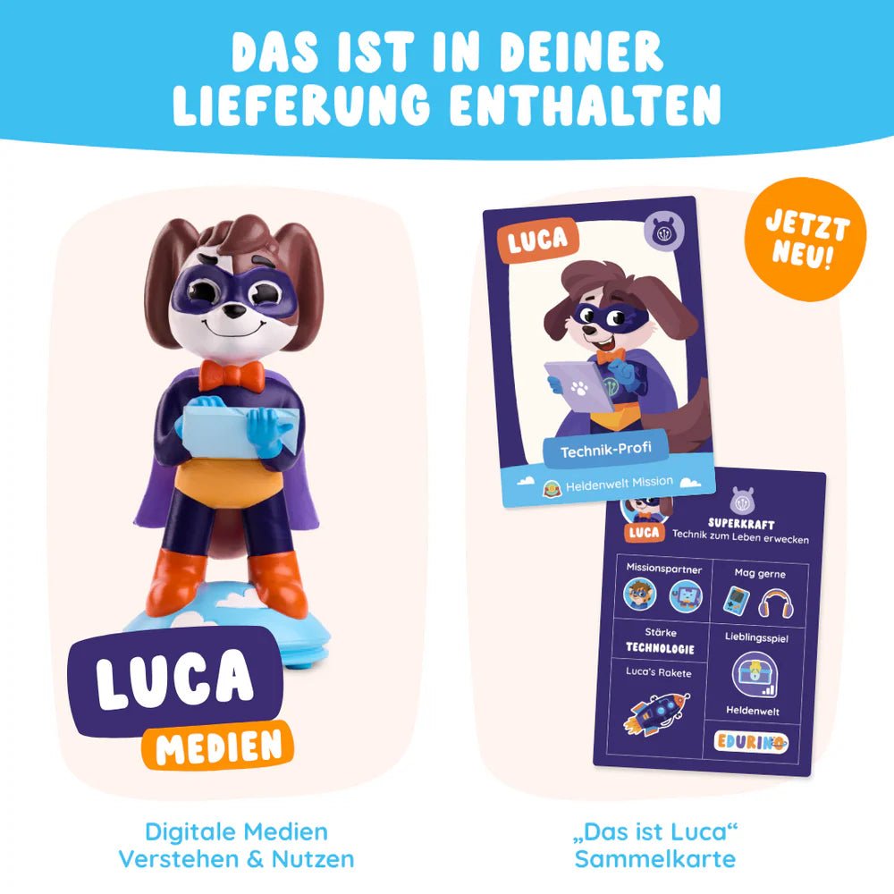 EDURINO Figur Luca - Digitale Medien verstehen und nutzen - wunderwunsch
