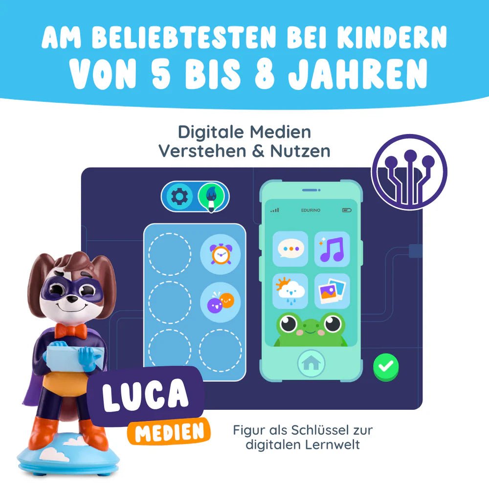 EDURINO Figur Luca - Digitale Medien verstehen und nutzen - wunderwunsch