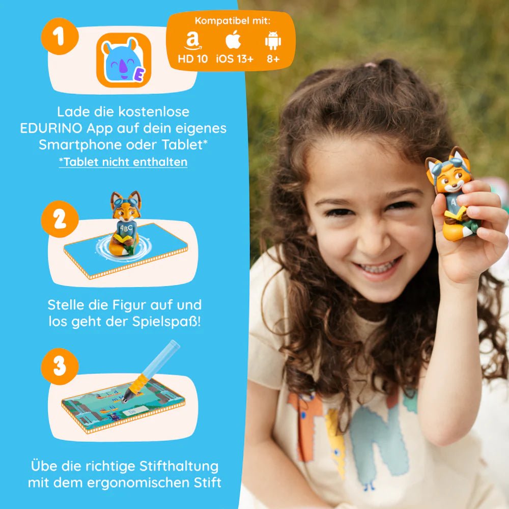 EDURINO Figur Mika - Buchstaben Lesen & Schreiben - wunderwunsch