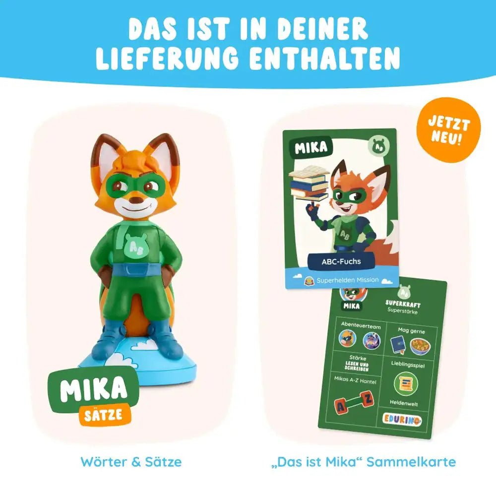 EDURINO Figur Mika - Wörter & Sätze - wunderwunsch