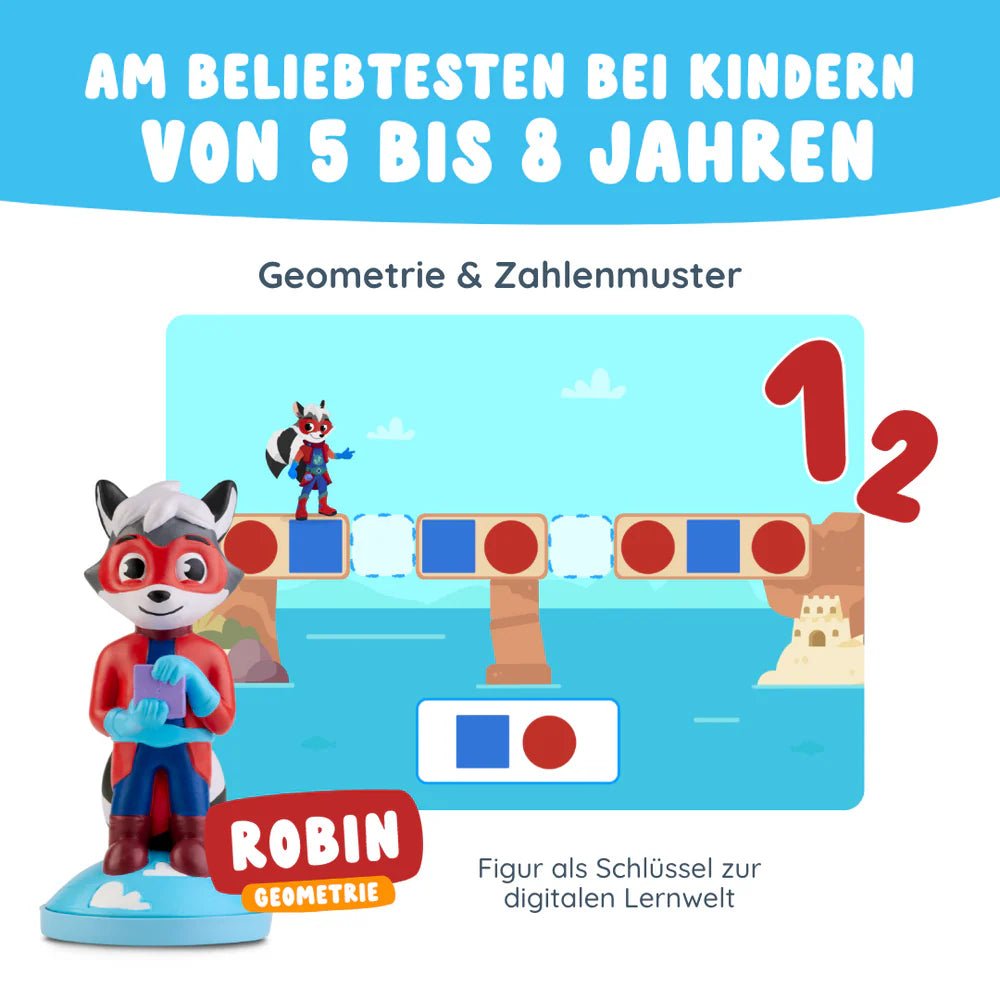 EDURINO Figur Robin - Geometrie & Zahlenmuster - wunderwunsch
