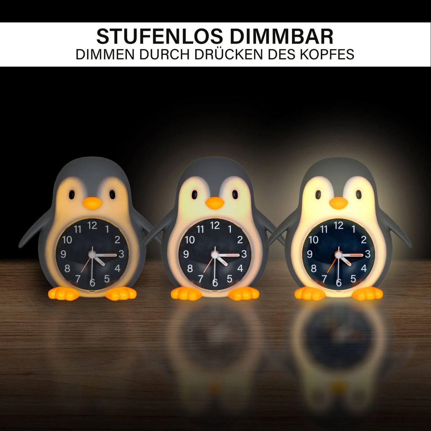 EGGY&FRIENDS Pinguin Wecker personalisierbar - wunderwunsch