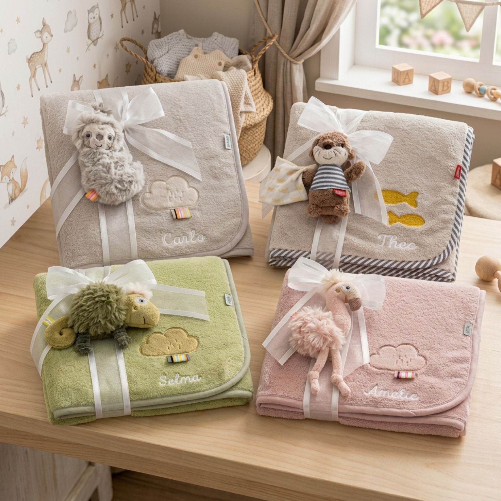 FEHN Babydecke personalisierbar - wunderwunsch