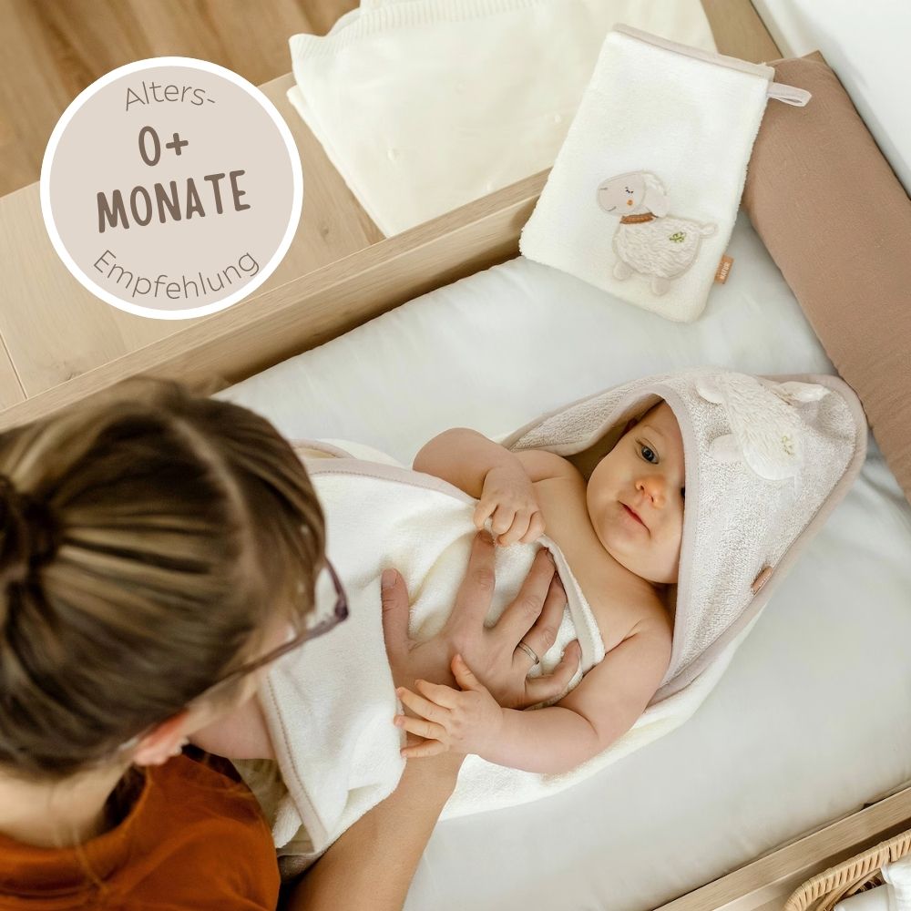 FEHN Badeset Schaf personalisierbar - wunderwunsch