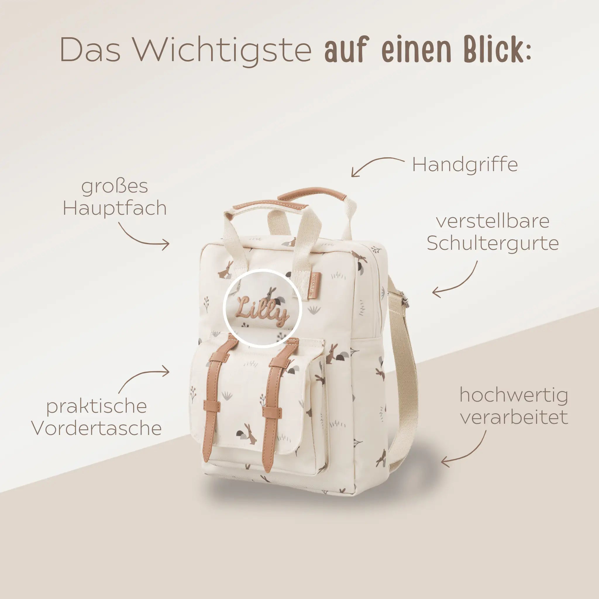 FRESK Kindergartenrucksack personalisiert - wunderwunsch