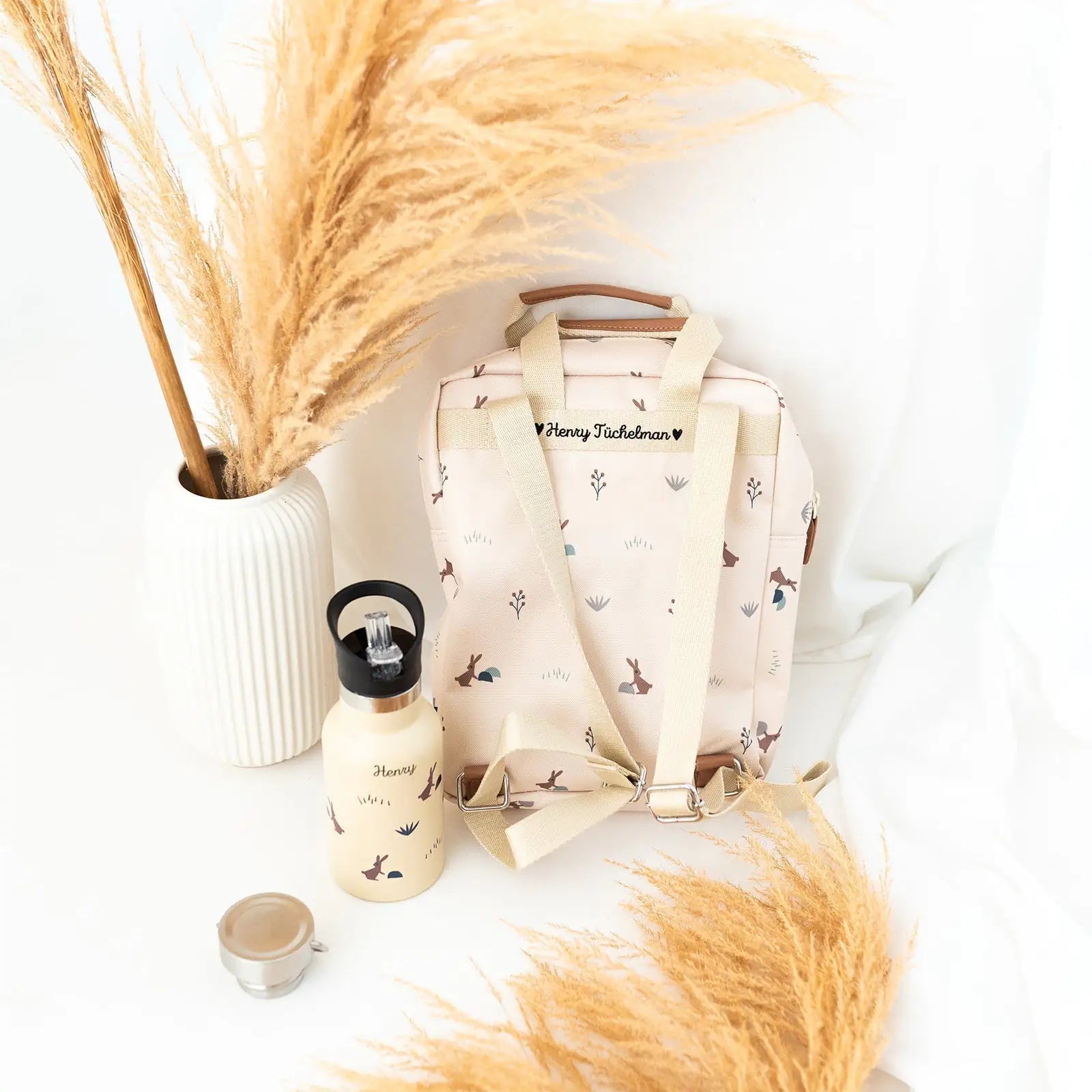 FRESK Kindergartenrucksack und Trinkflasche personalisiert - wunderwunsch