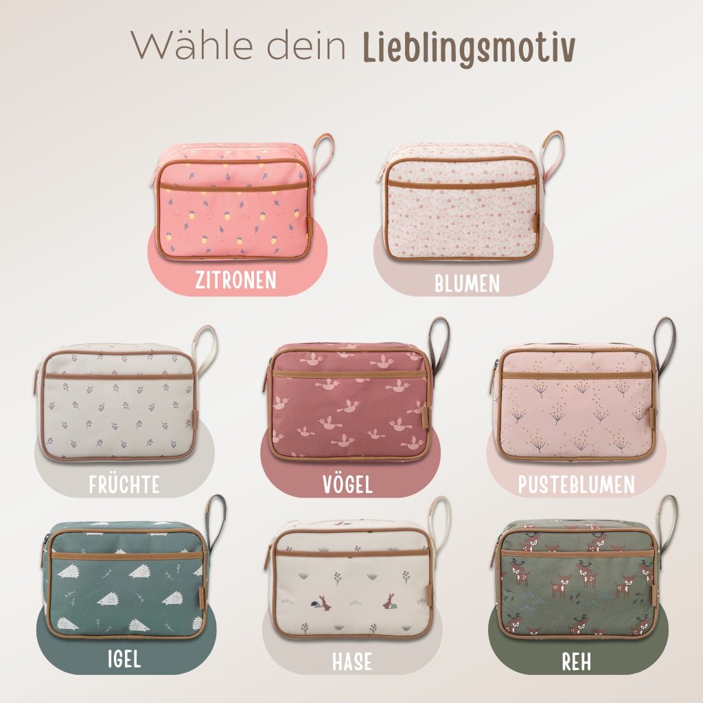 FRESK Kulturtasche - 6 süße Motive - wunderwunsch