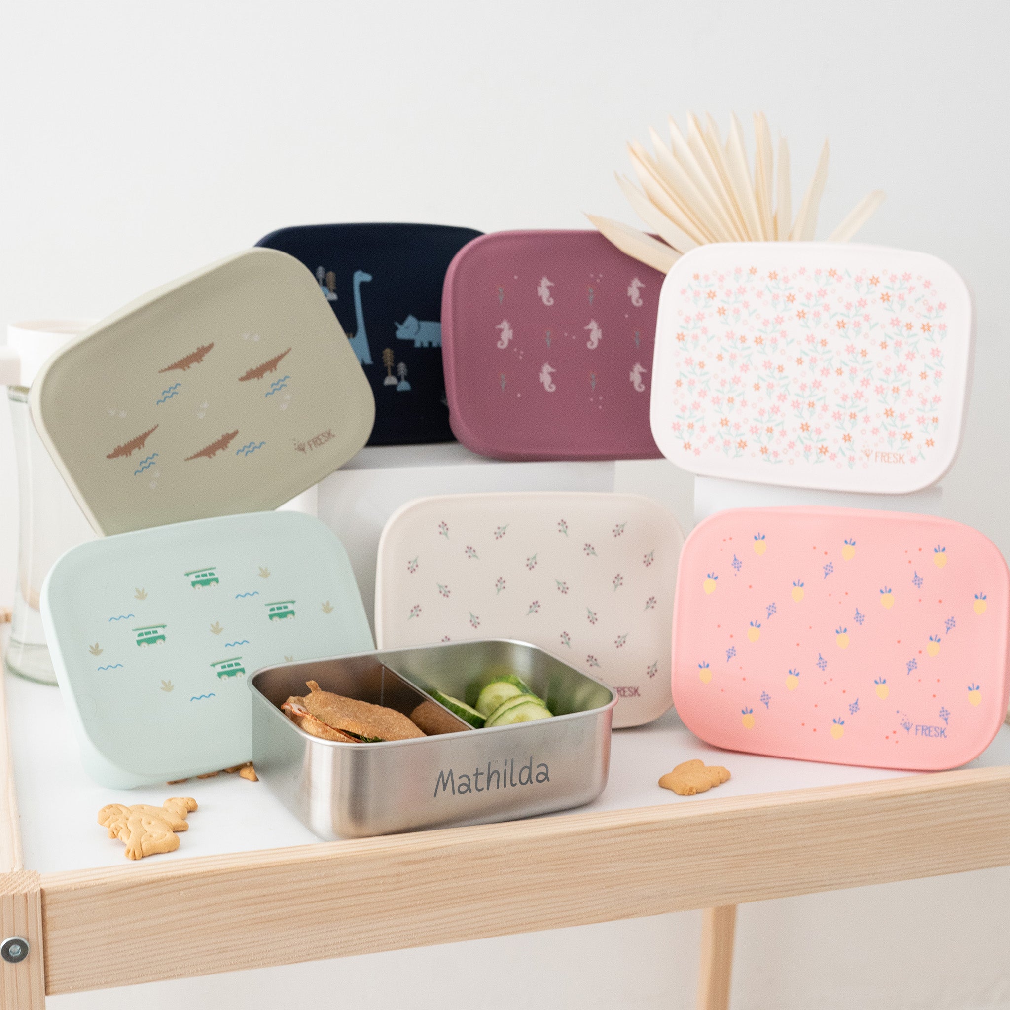 FRESK Lunchbox Edelstahl - personalisierbar - wunderwunsch