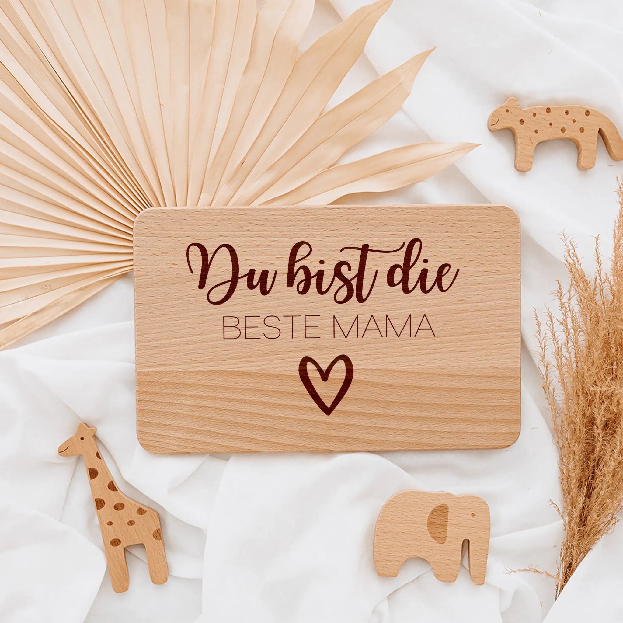 Frühstücksbrett "Beste Mama" - wunderwunsch