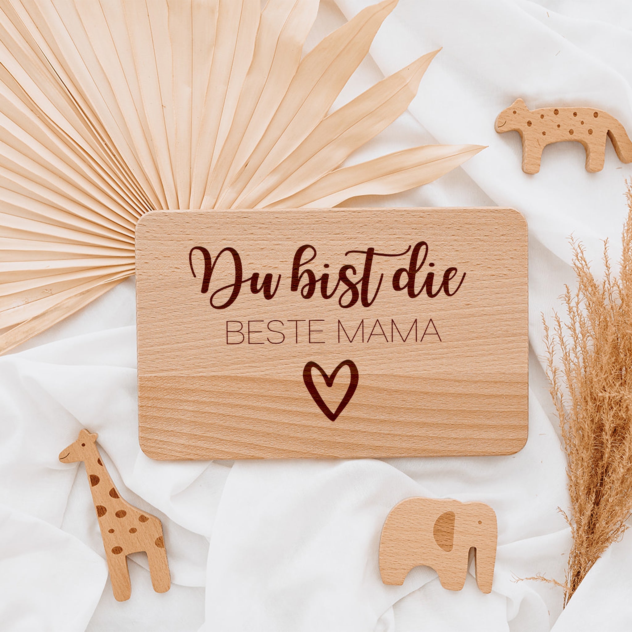 Frühstücksbrett "Beste Mama" - wunderwunsch