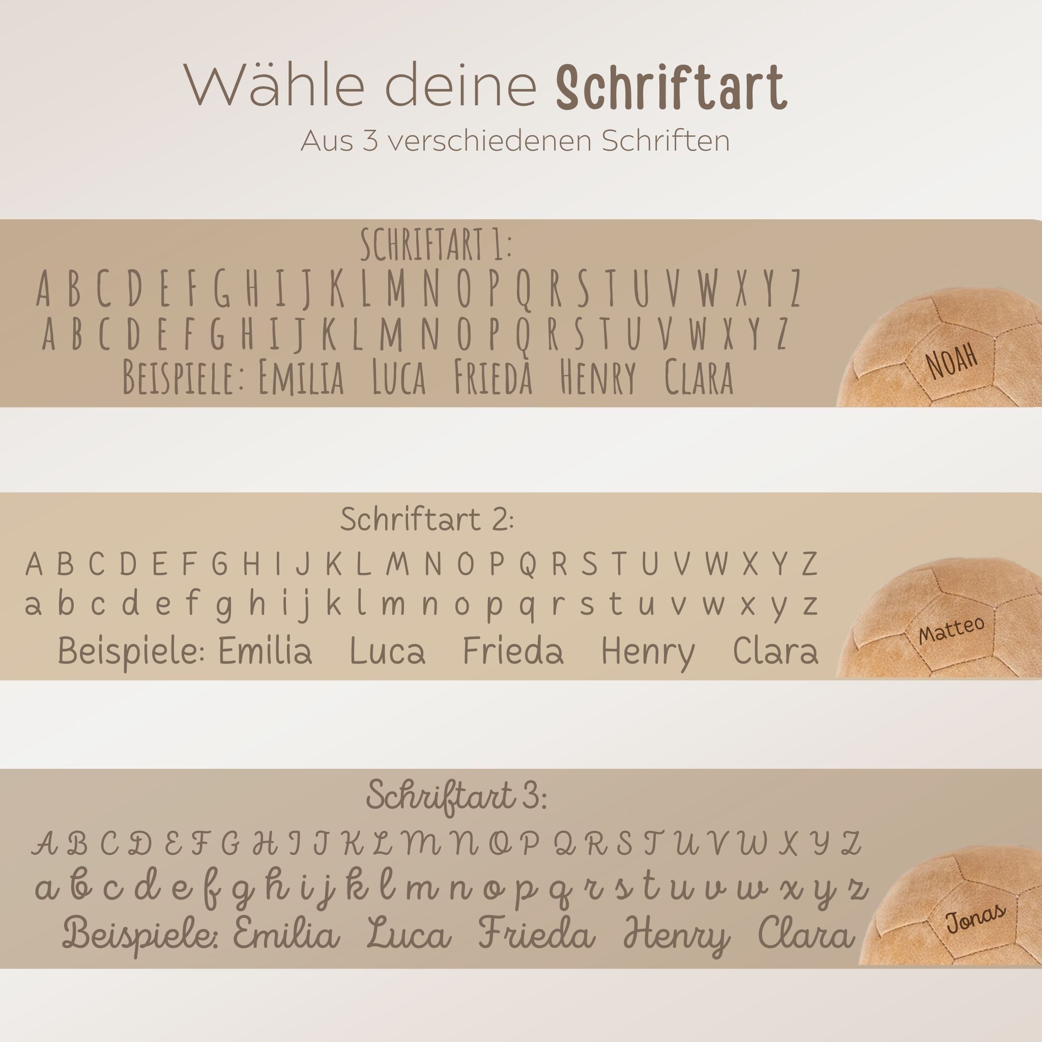 Fußball Leder personalisiert - wunderwunsch