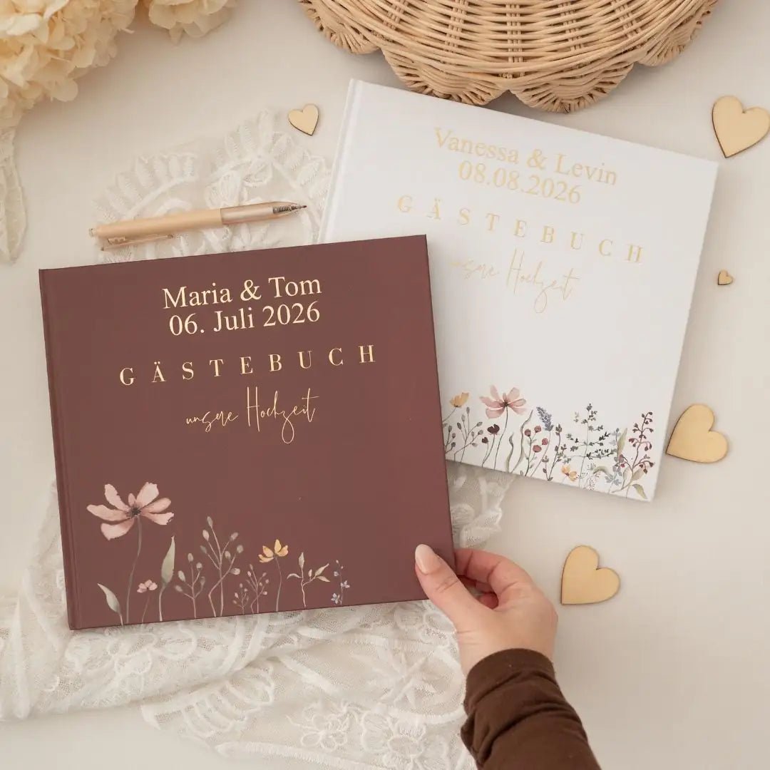 Gästebuch "Unsere Hochzeit" personalisierbar - wunderwunsch