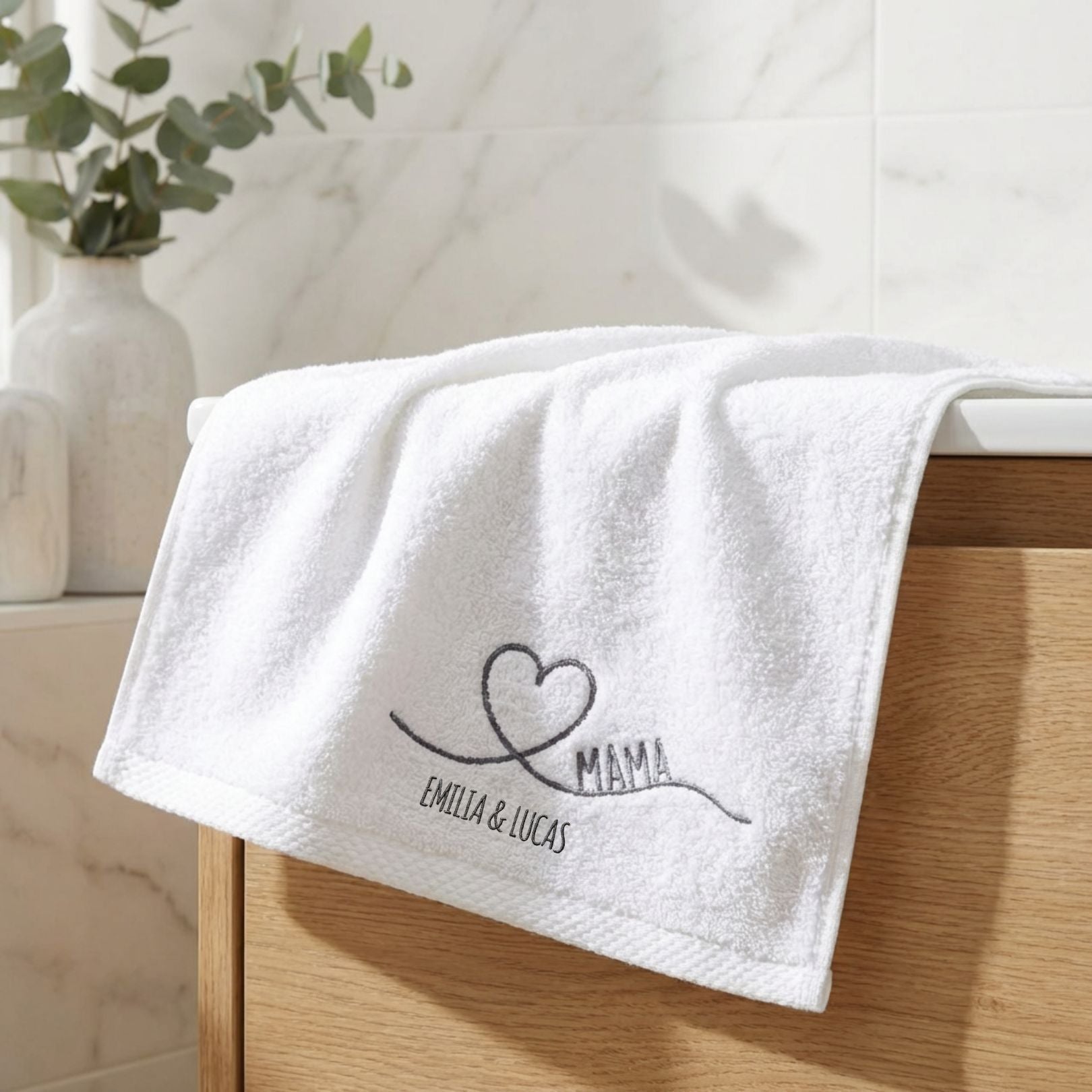 Gästehandtuch - Mama - wunderwunsch