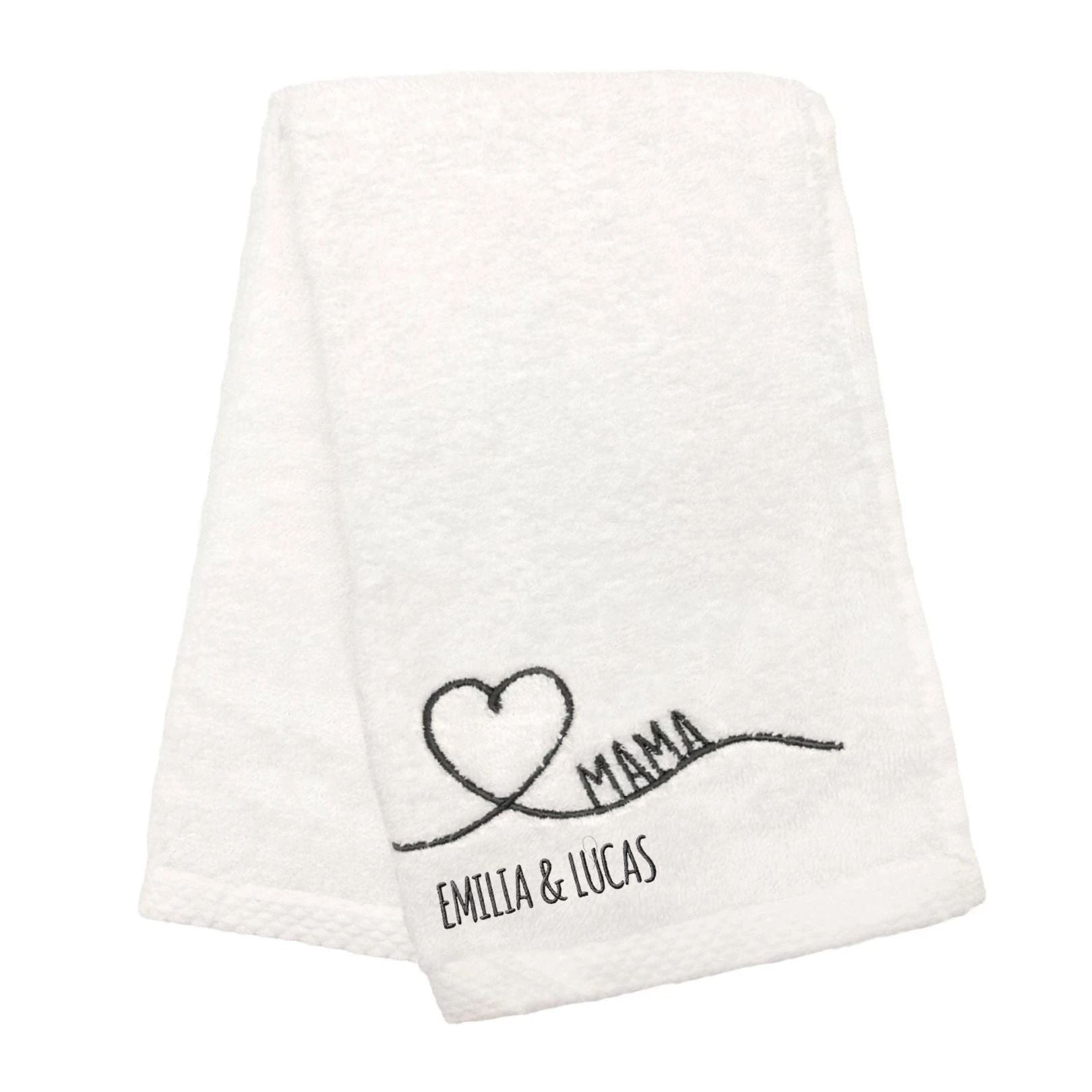 Gästehandtuch - Mama - wunderwunsch