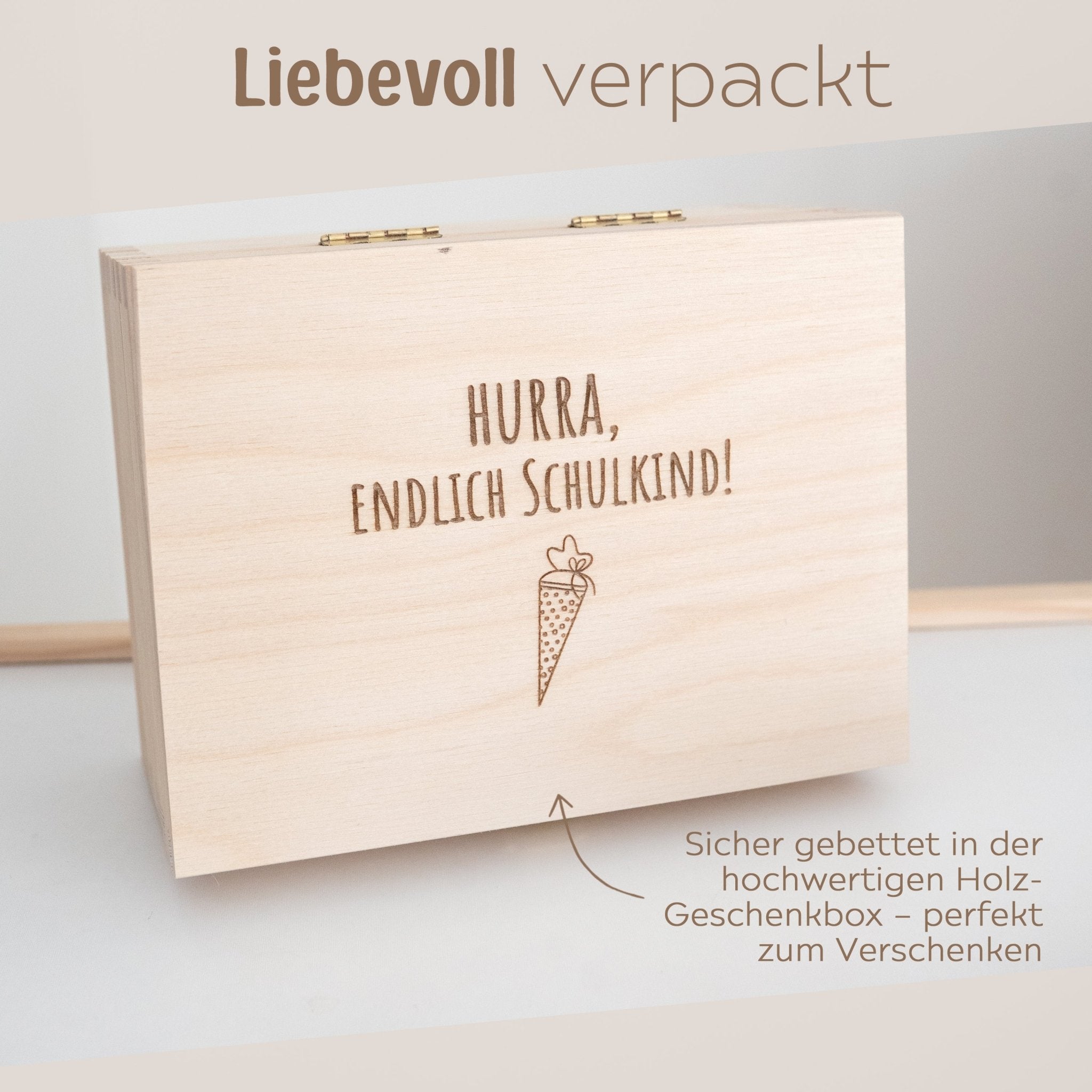 Geschenkbox Schulkind - Legami + Postkarte - wunderwunsch