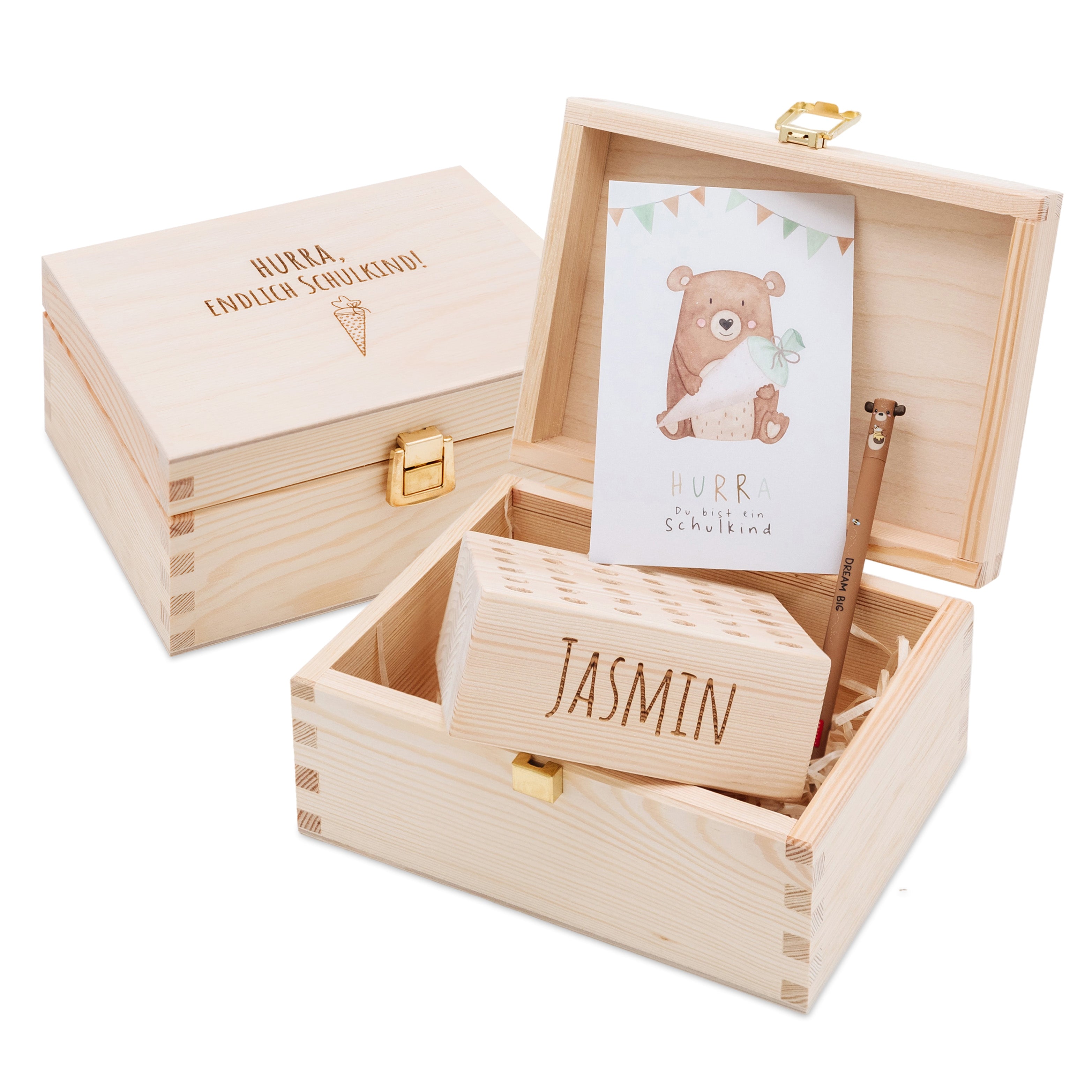 Geschenkbox Schulkind - Legami + Postkarte