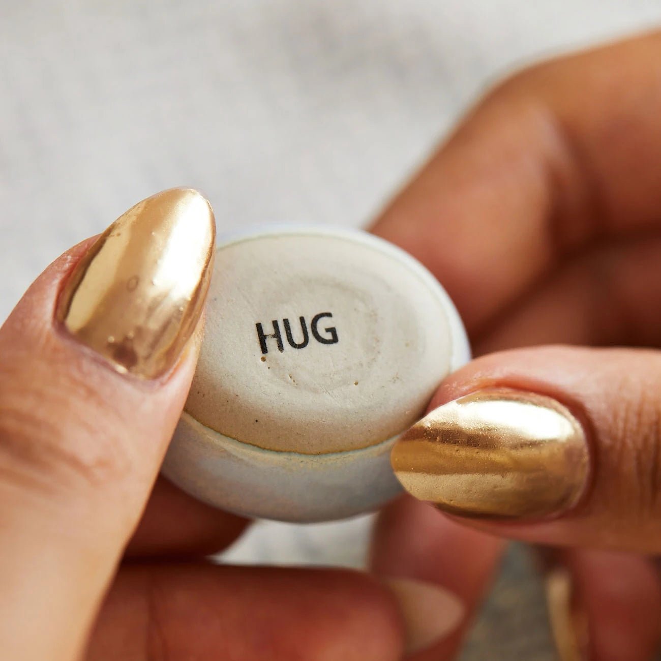 Glücksstein - Hug Lila - wunderwunsch