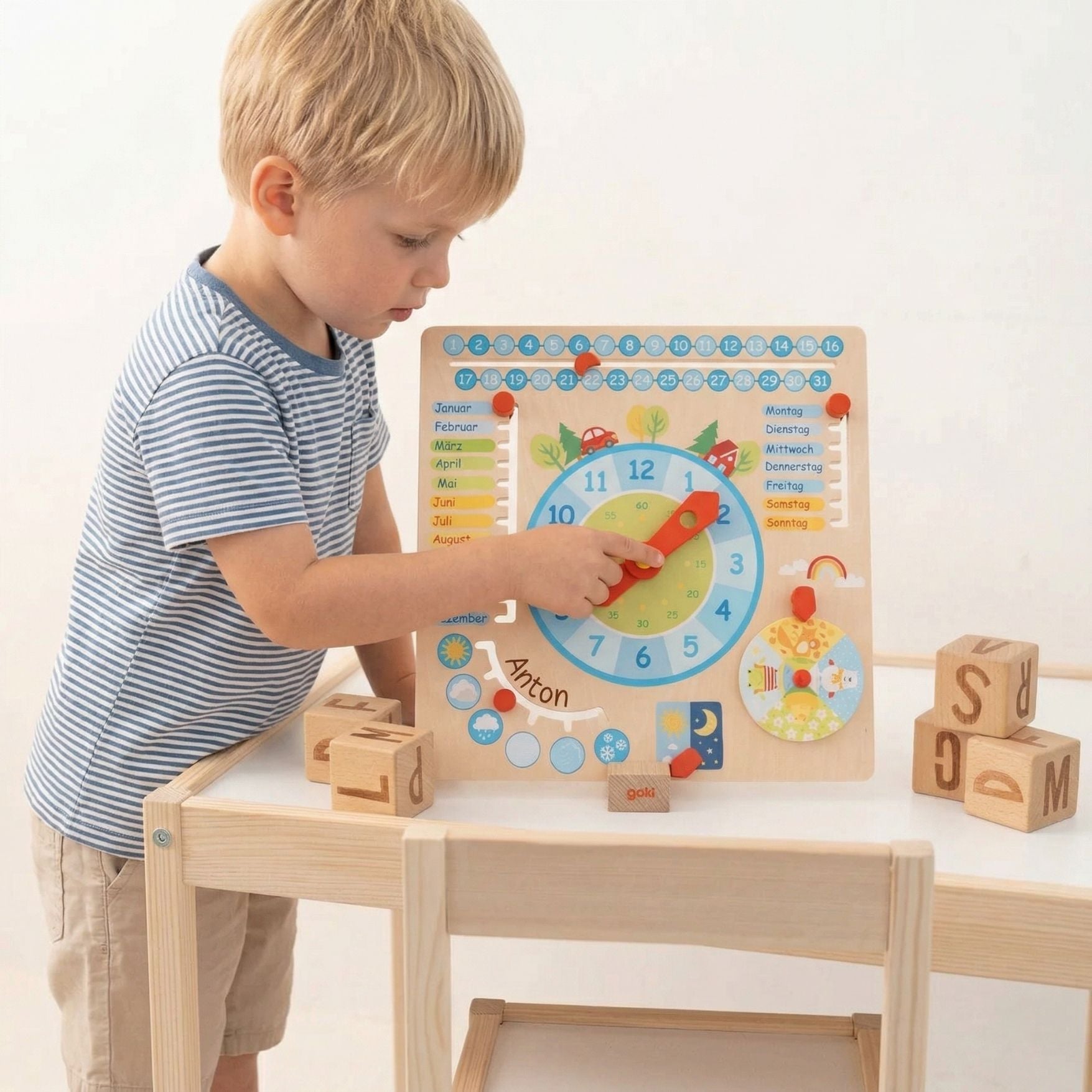 GOKI Jahresuhr personalisierbar - wunderwunsch