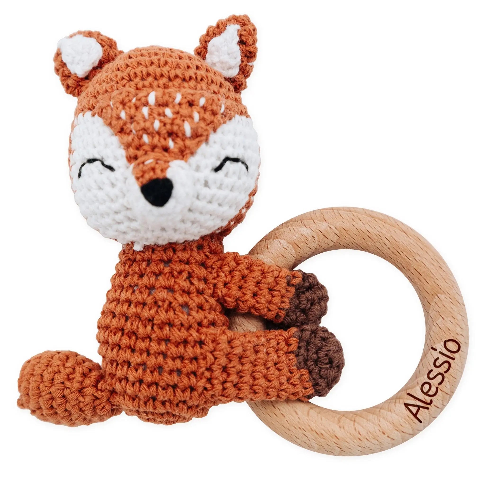Greifling Fuchs liegend personalisiert - wunderwunsch
