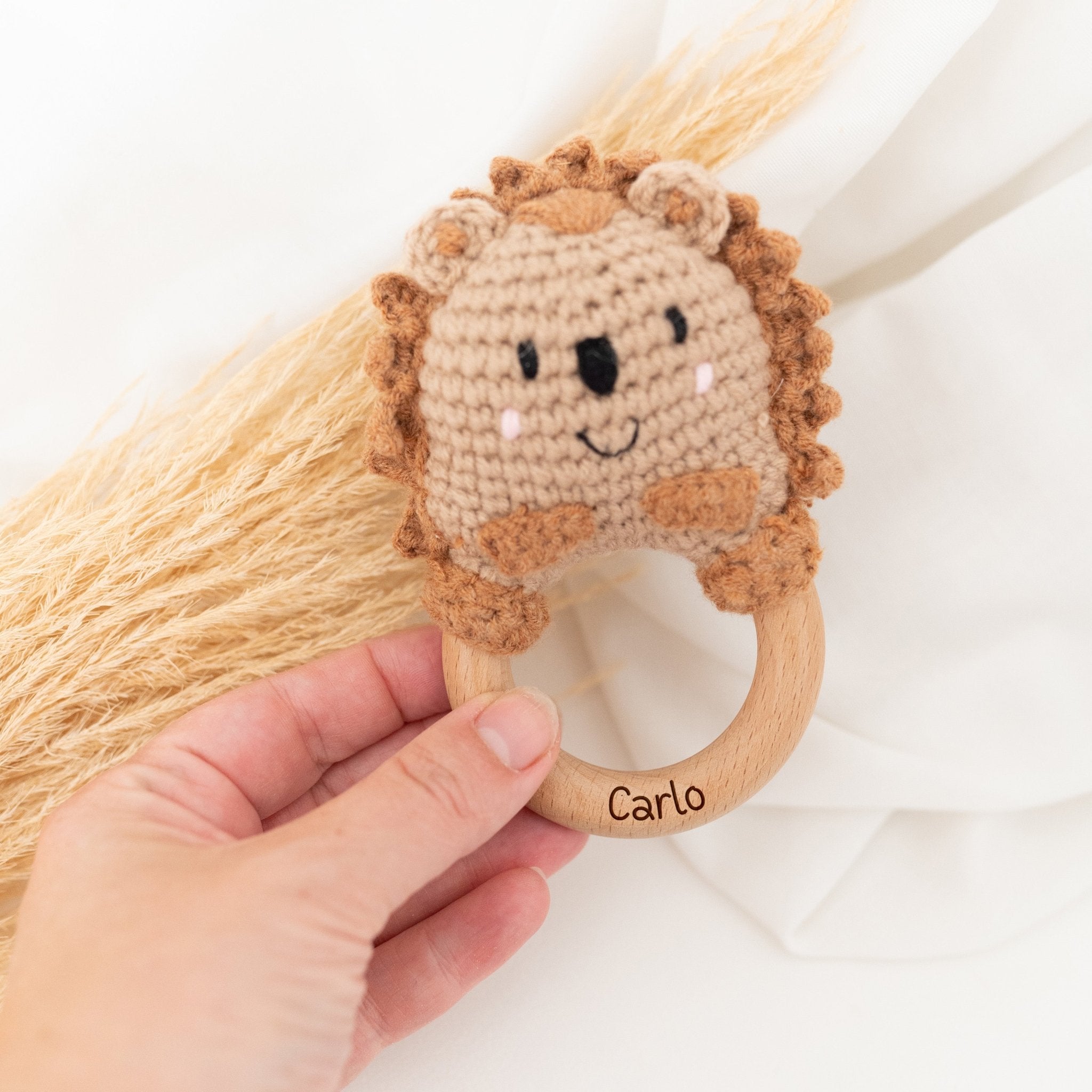 Greifling Igel personalisiert - wunderwunsch