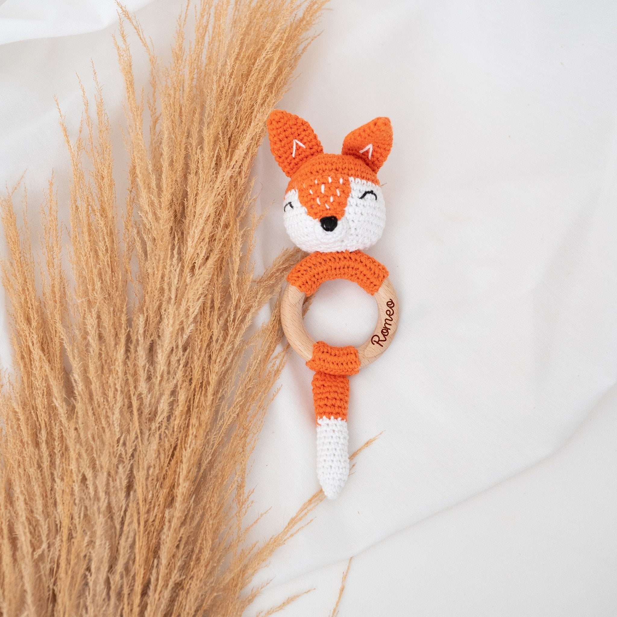 Greifling personalisiert - Fuchs & Kuh - wunderwunsch
