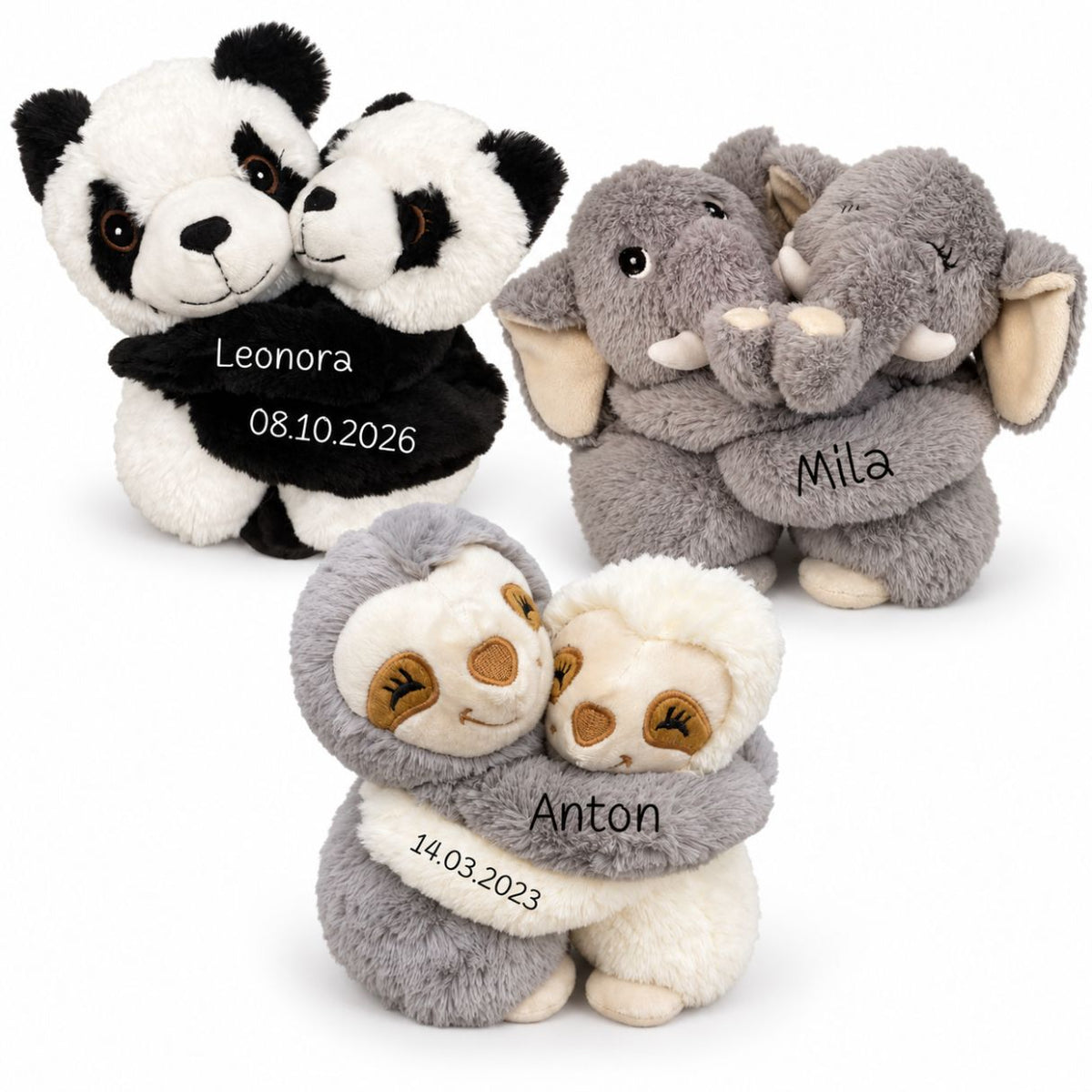 HABIBI PLUSH Wärmetier Paar personalisiert - wunderwunsch